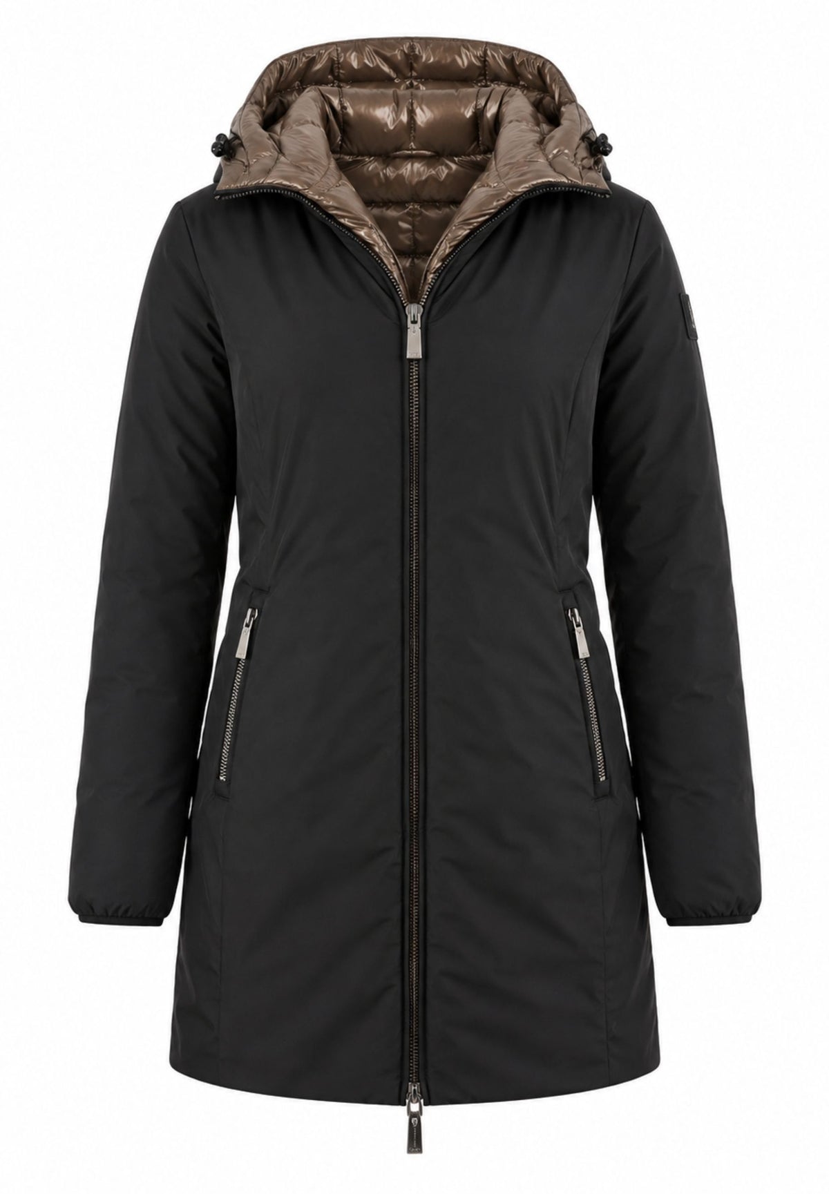 CIESSE PIUMINI Women's Coat Black-macaroon
