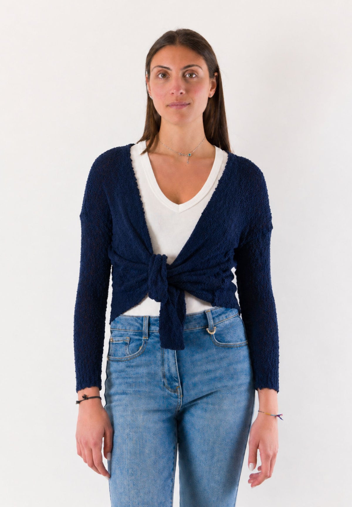 bolerino aperto in cotone A0383