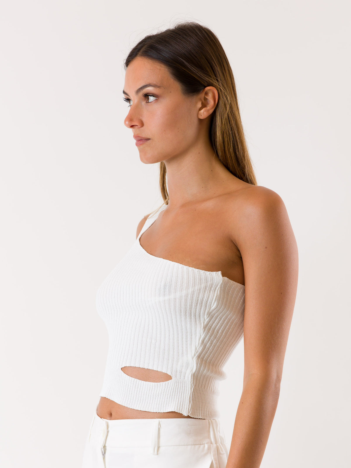 MESANGE Women's Top White