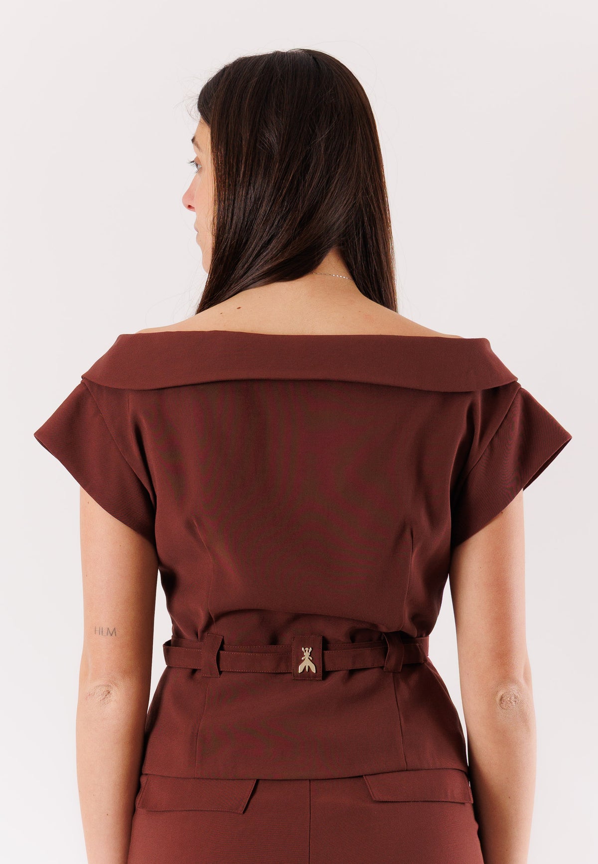 PATRIZIA PEPE Women's Jacket Wood Brown