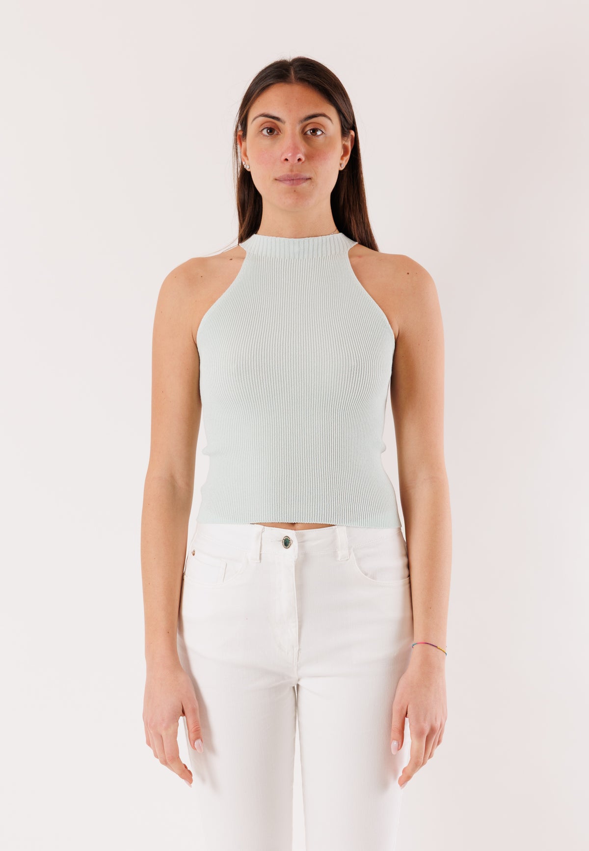 Top aderente in maglia leggera 3M1503C