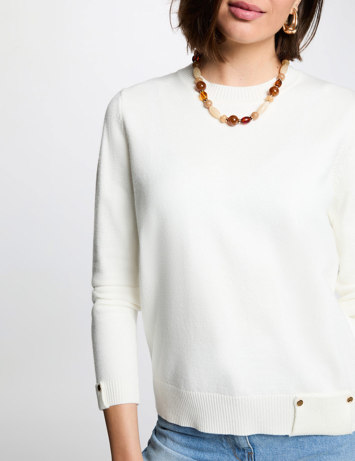 MORGAN DE TOI Women's Sweater IVORY