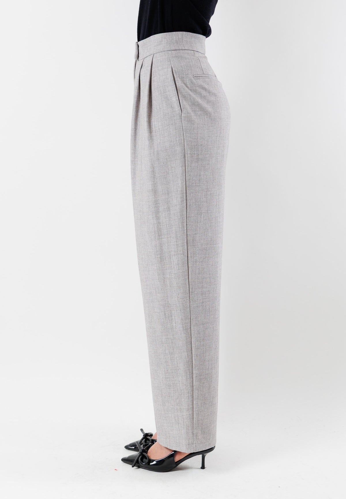 BY09193MEDIUM GREY - Trousers - B,YU