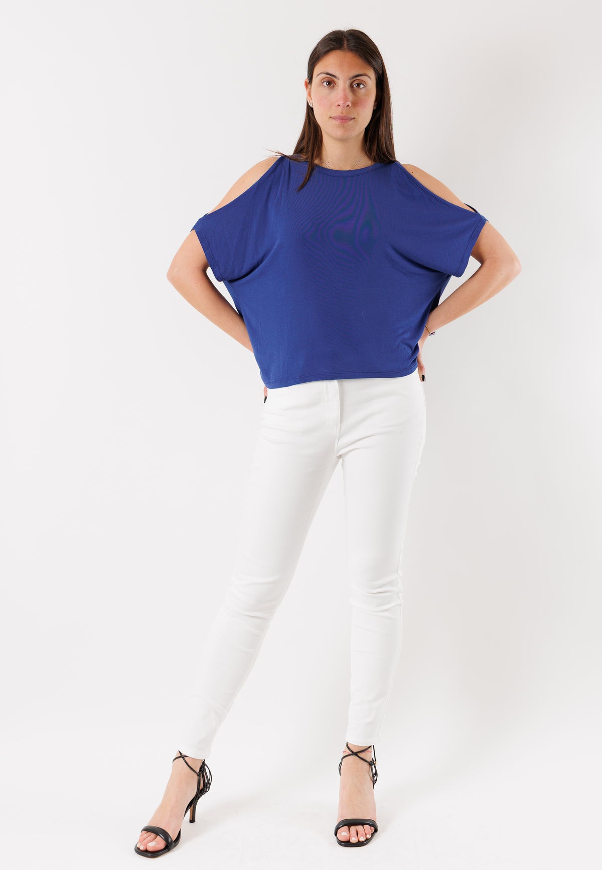 KONTATTO Women's SAPPHIRE BLUE Blouse