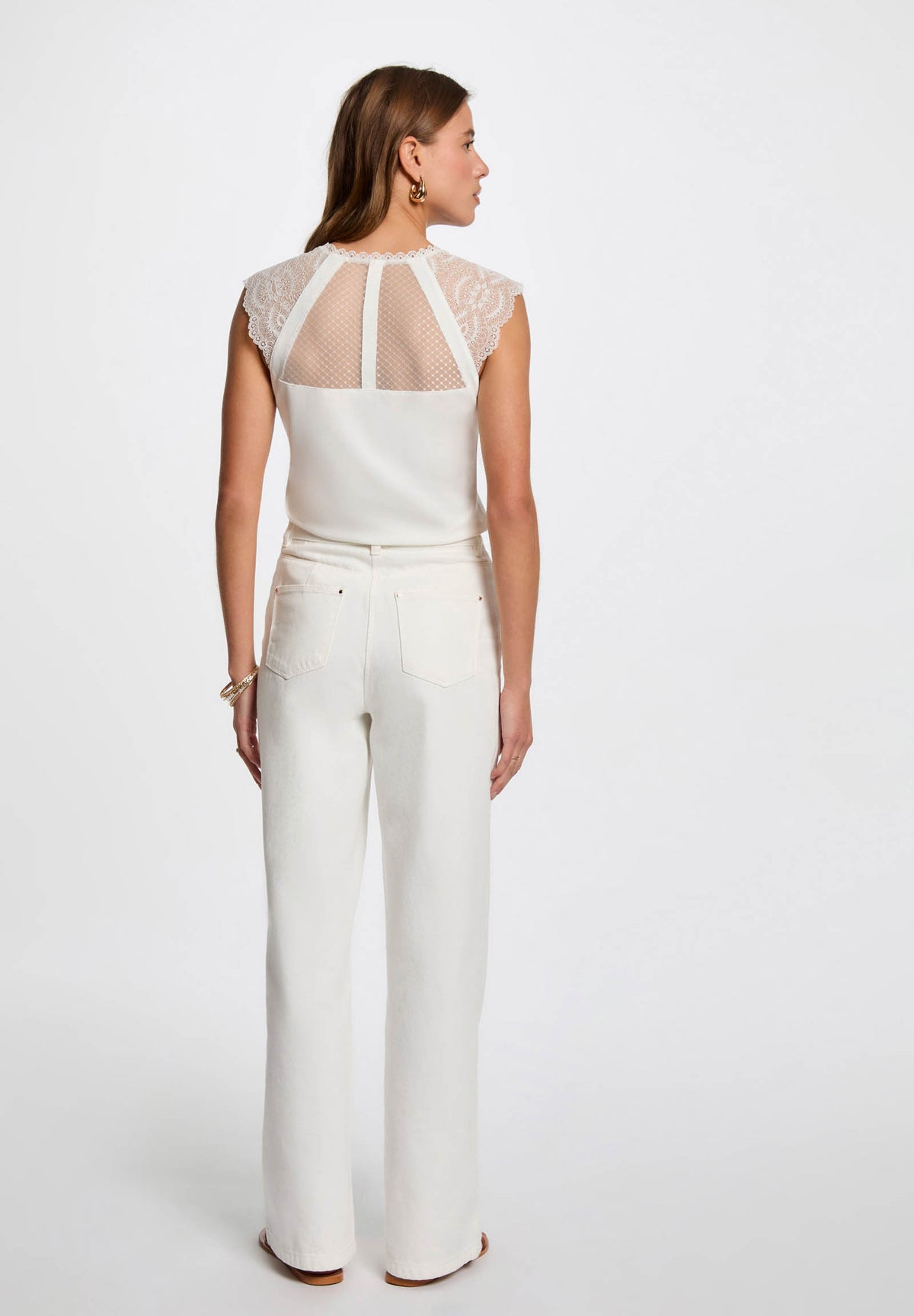 MORGAN DE TOI Women's Top OFF WHITE