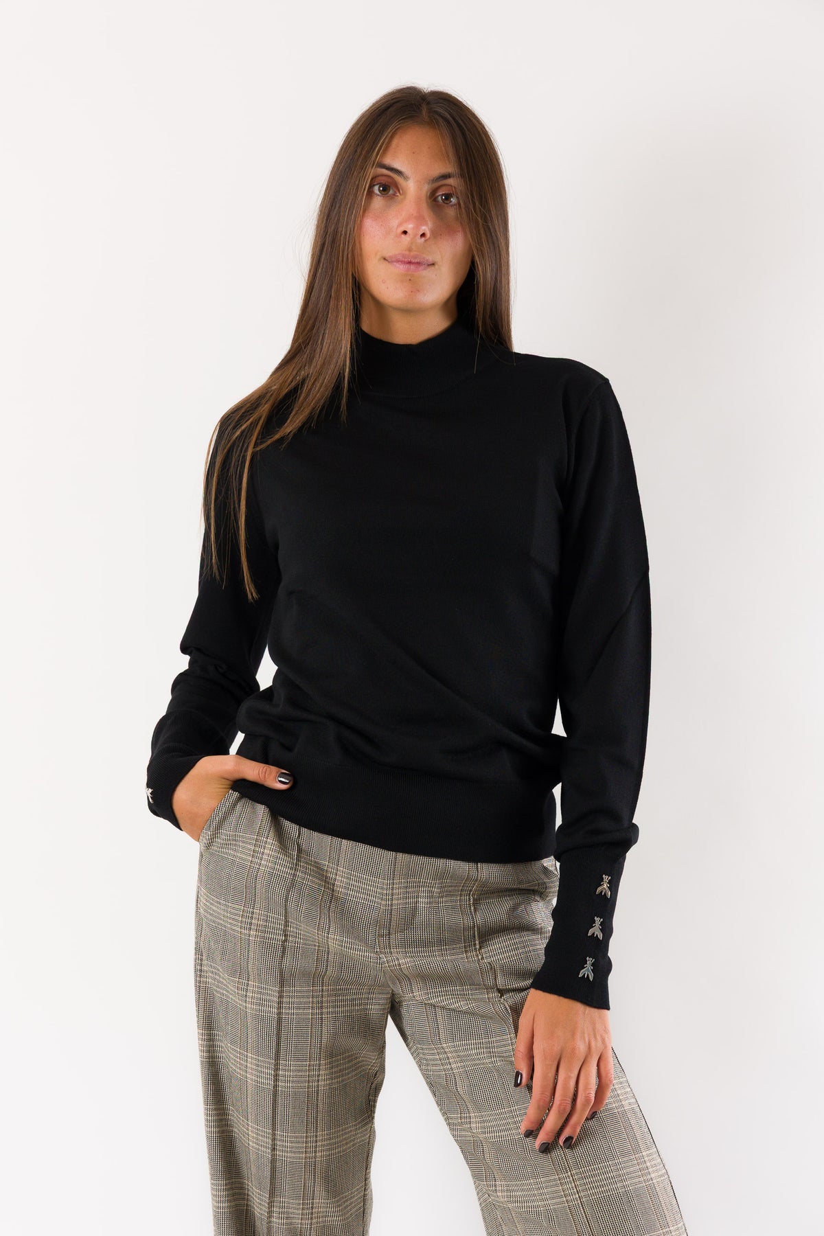 Maglia collo alto FLY su polsini 8K0427