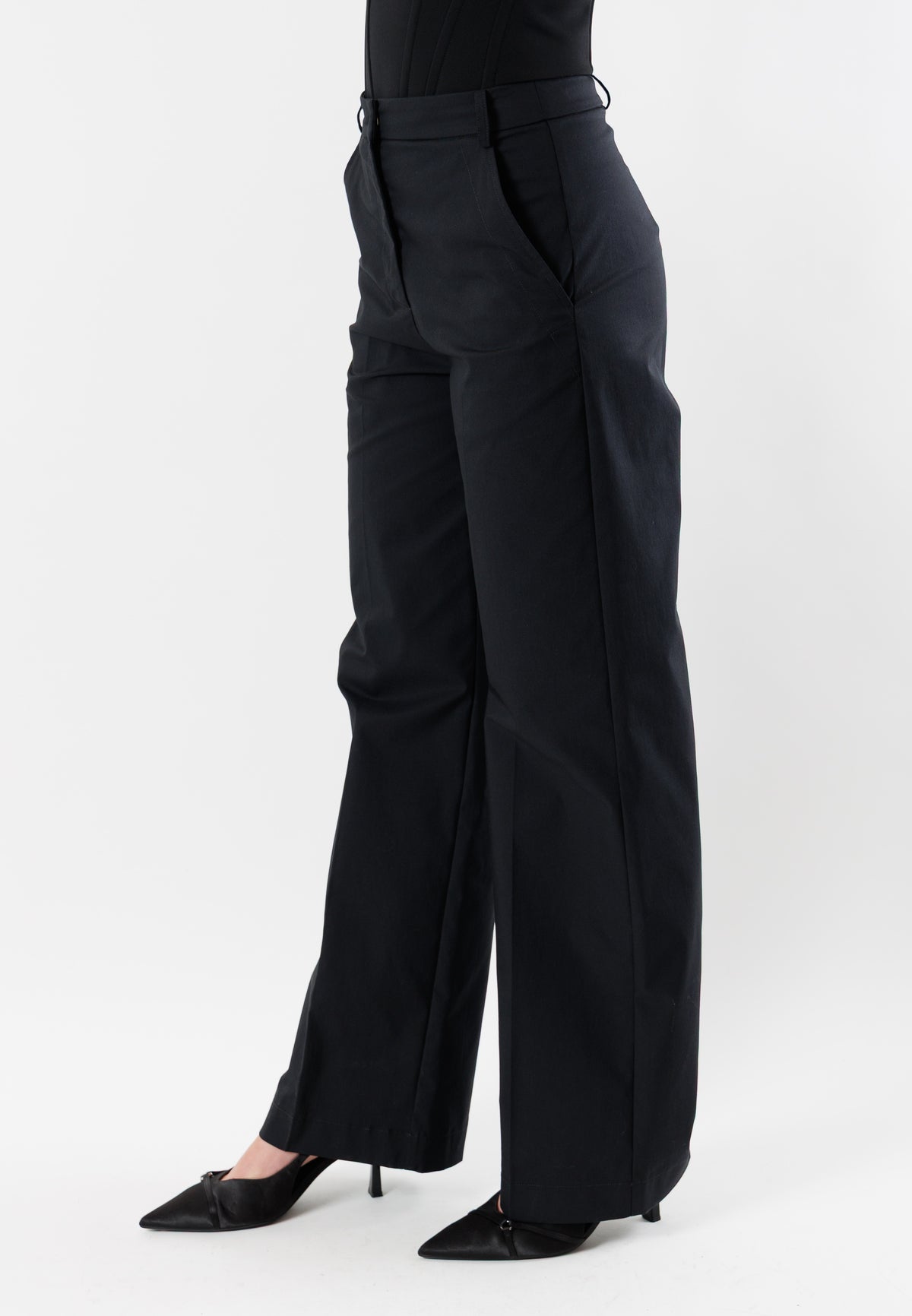 PATRIZIA PEPE Women's Black Trousers