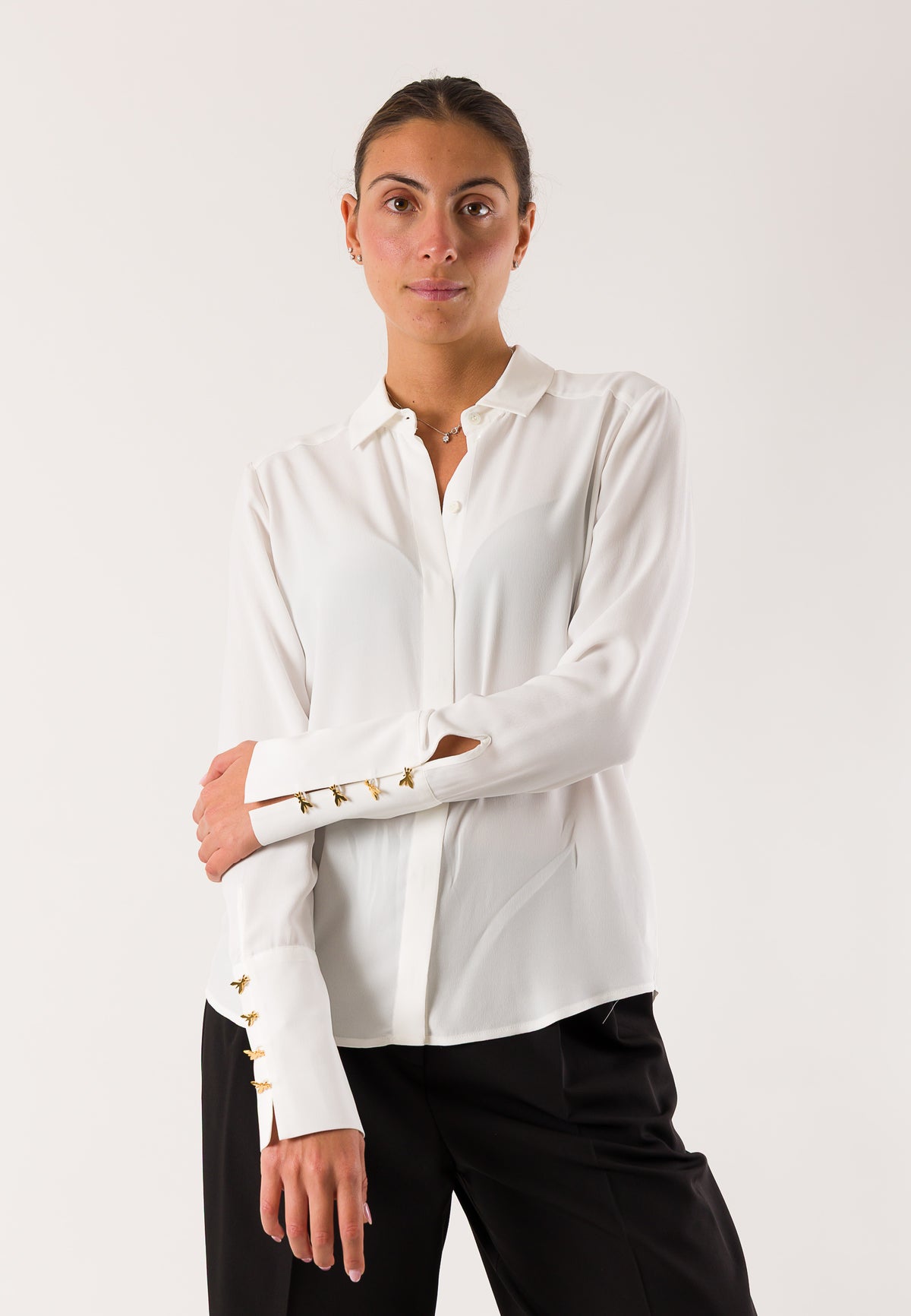 Patrizia Pepe 2C0072 camicia dettagli Fly