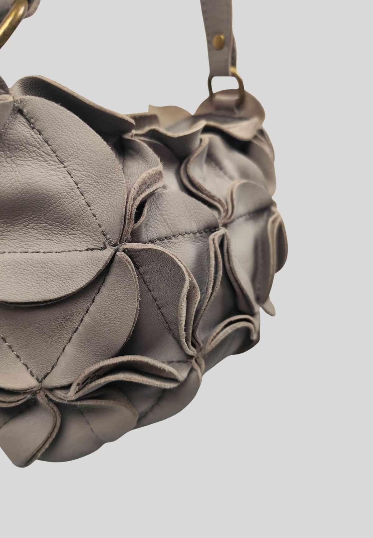 borsa in vera pelle lavorata AR080