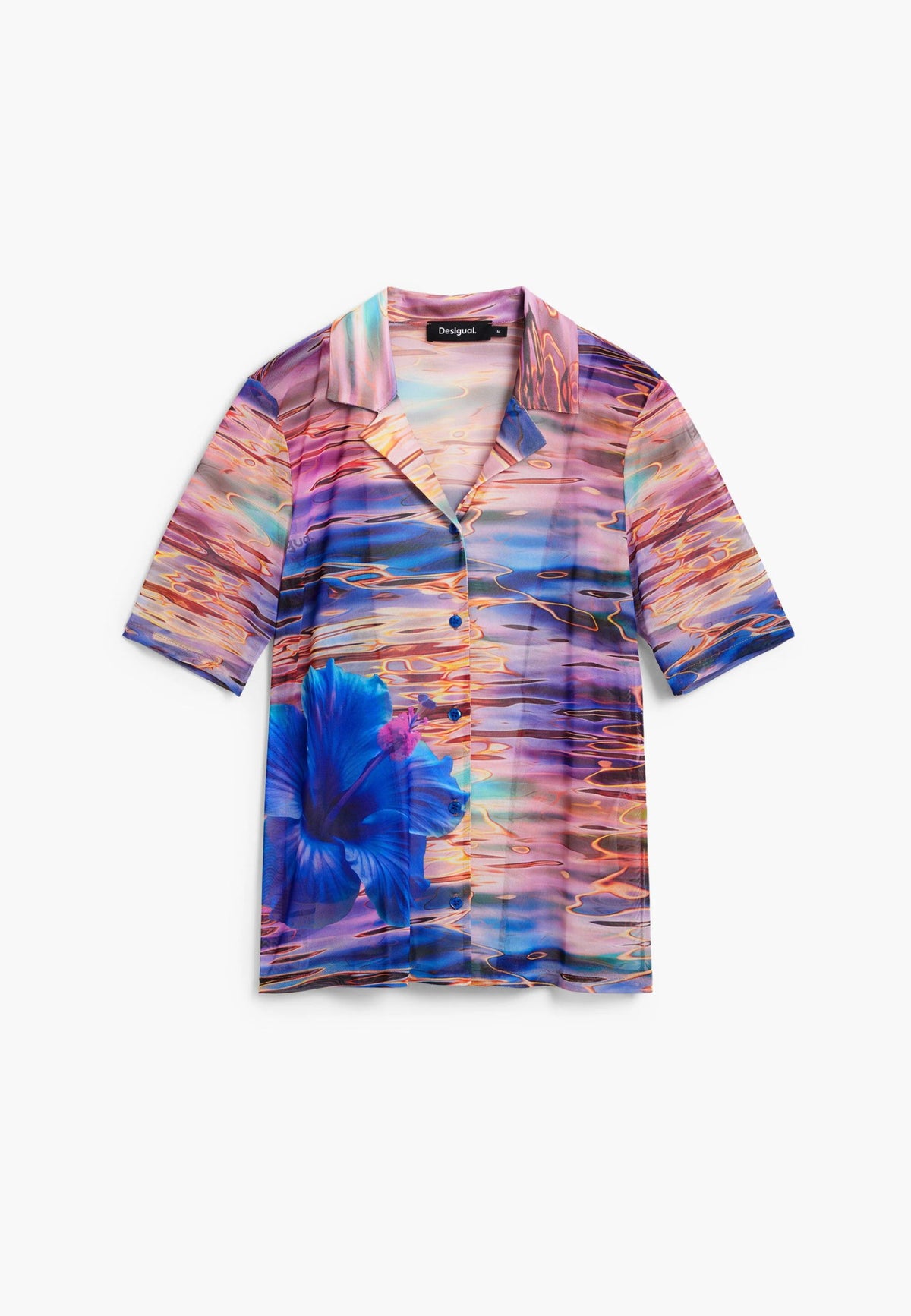 Camicia fantasia acquerello floreale 26SWCK02