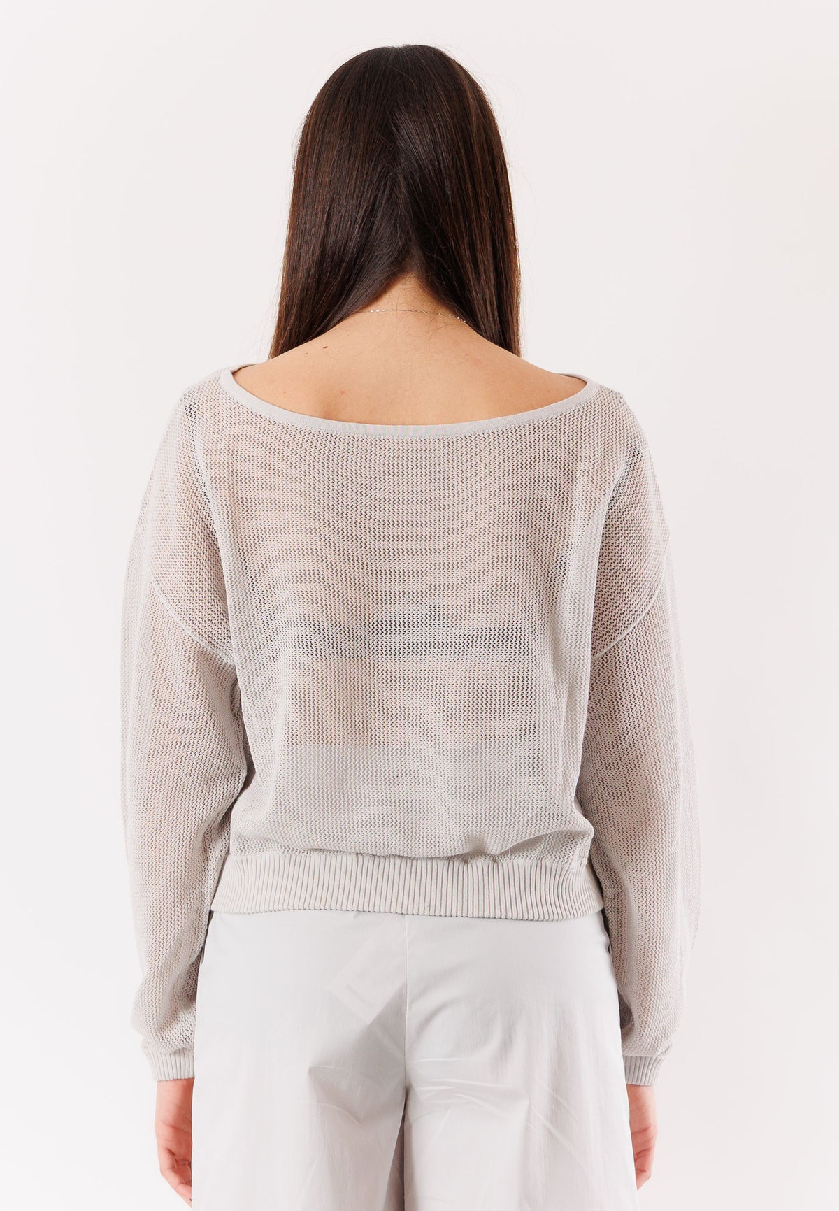 PATRIZIA PEPE Women's Fresh Gray Sweater