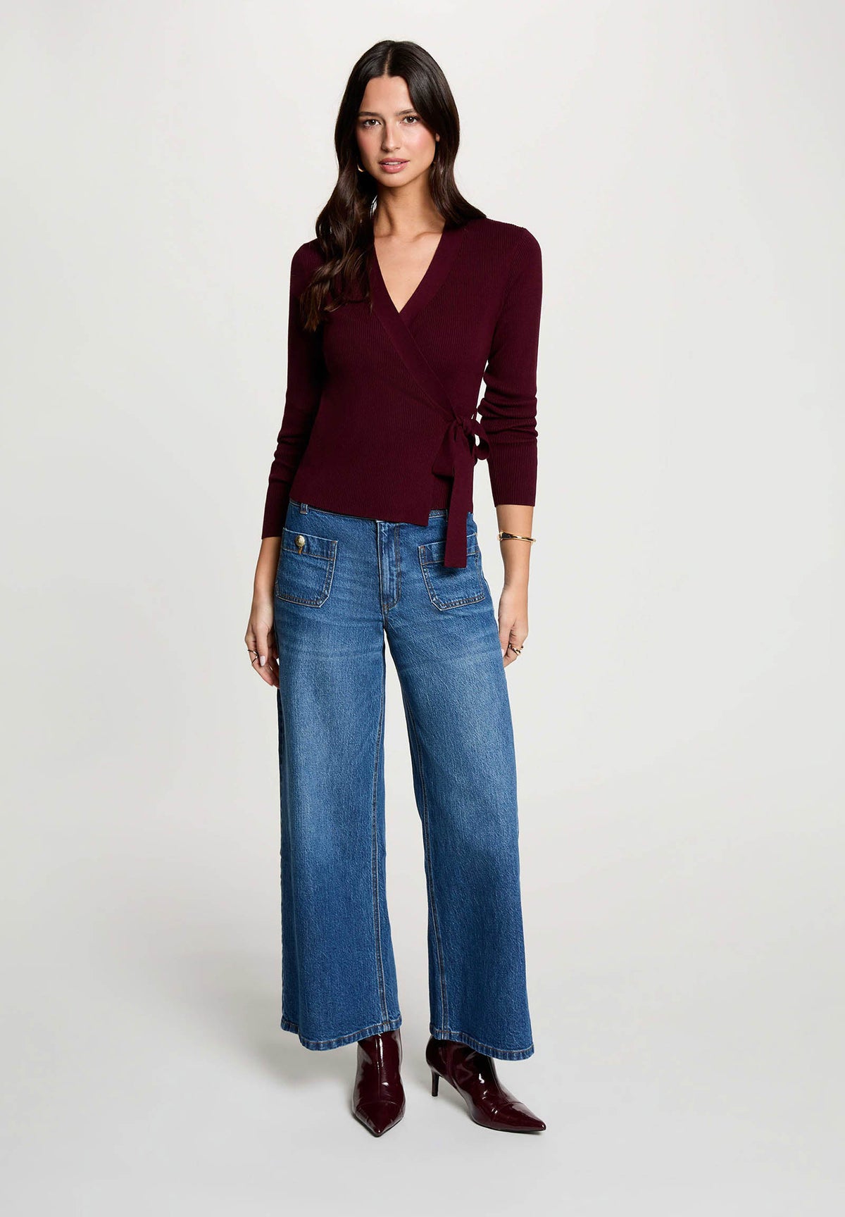 MORGAN DE TOI Women's Sweater PRUNE