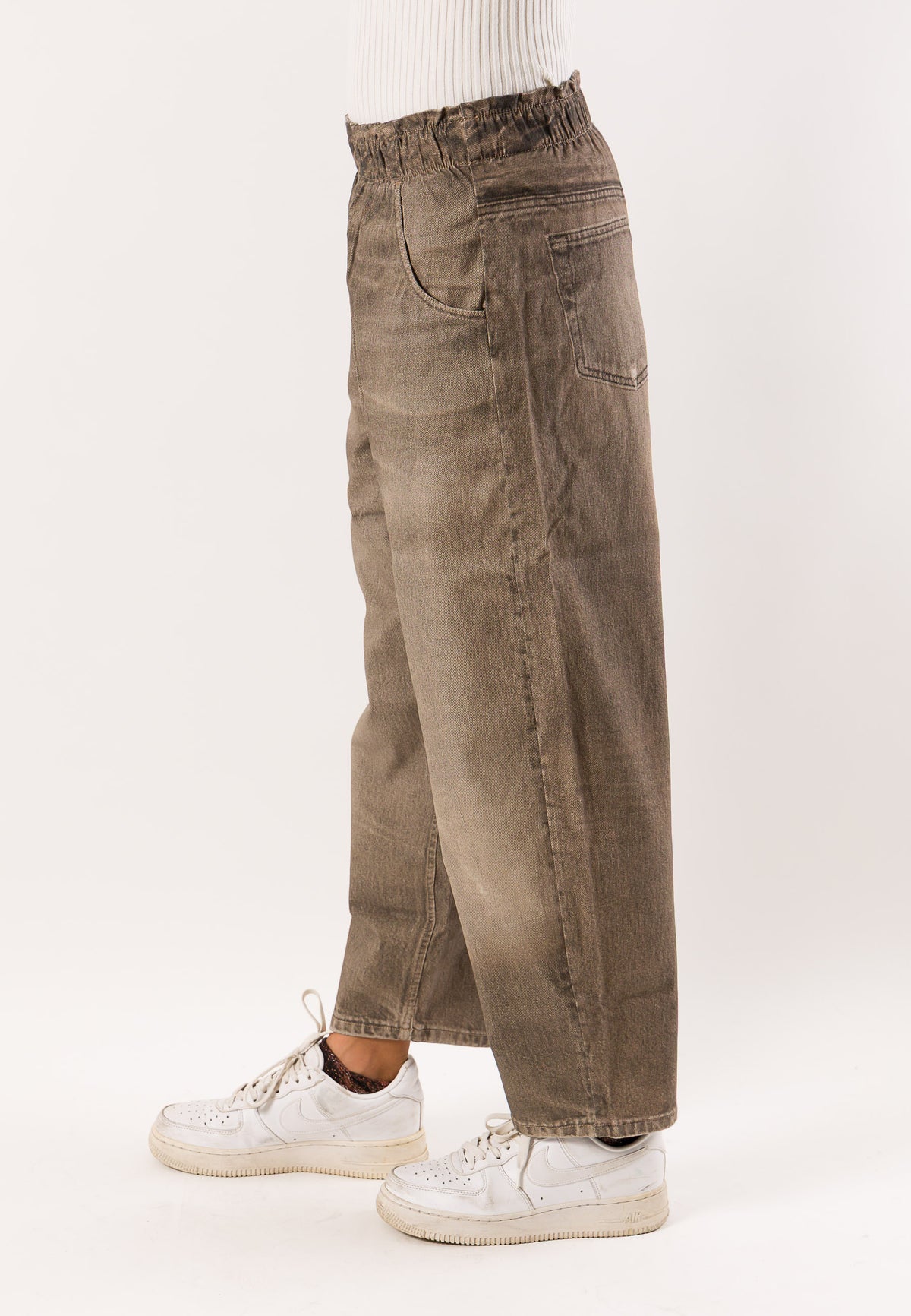 Deha D52385 pantaloni denim print