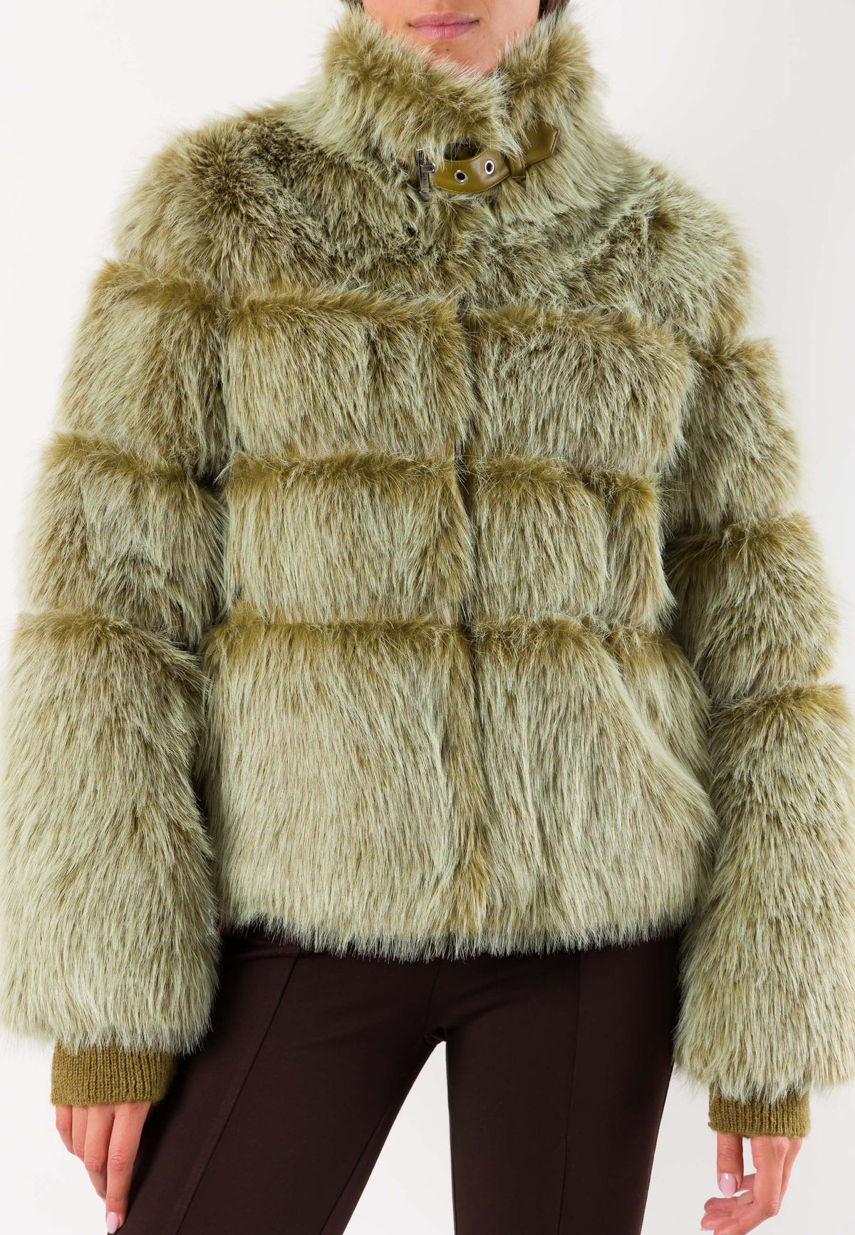 Patrizia Pepe 2O0185 eco-pelliccia cropped