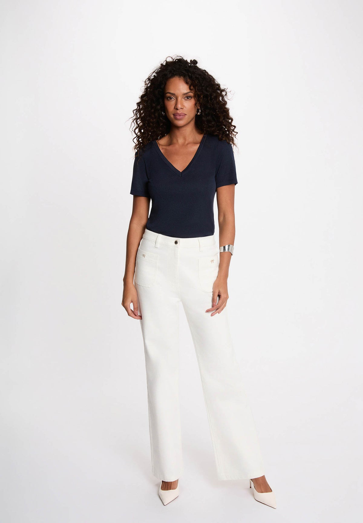 MORGAN DE TOI Women's T-shirt NAVY