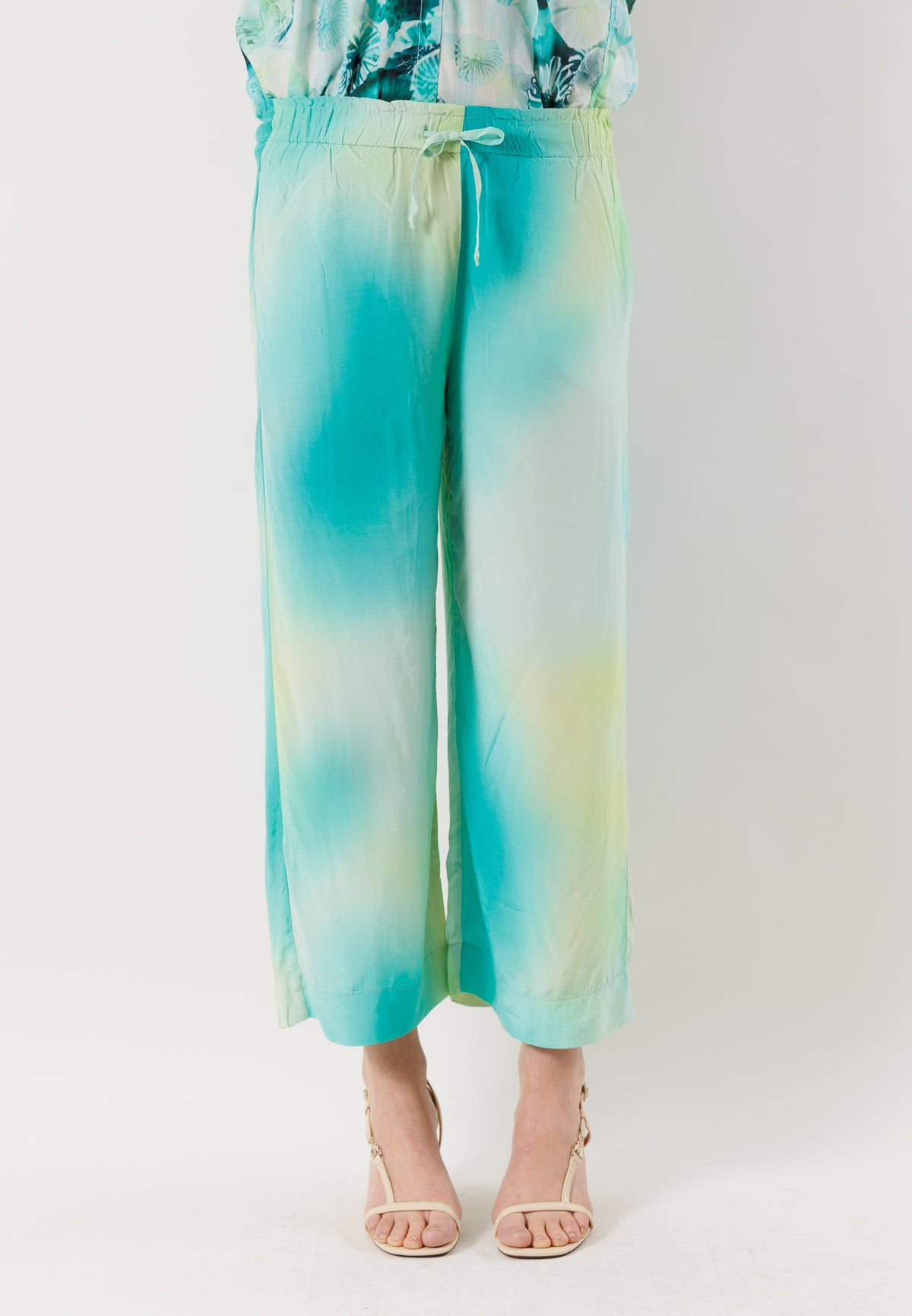 Pantaloni fluidi con coulisse D42645
