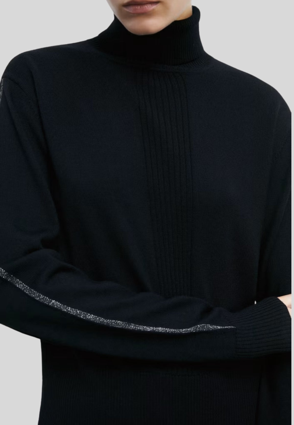 Maglione lana collo alto elegante 2K0340