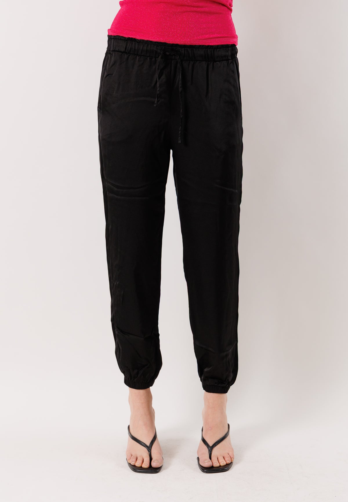 Pantaloni morbidi con coulisse D42455