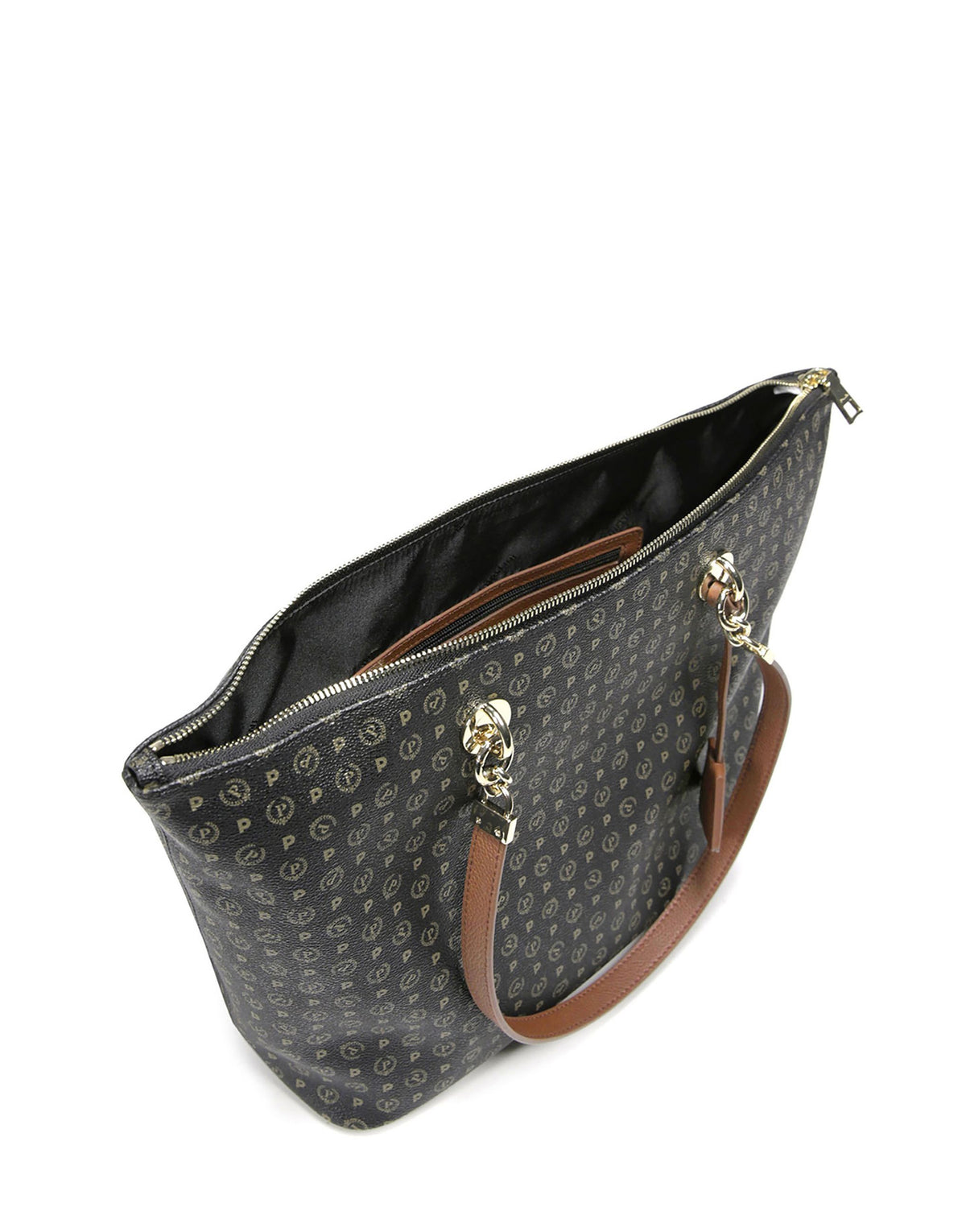 Shopping Bag Heritage Logo Classic Nero/marrone TE8410PP02Q1100DPVC NERO