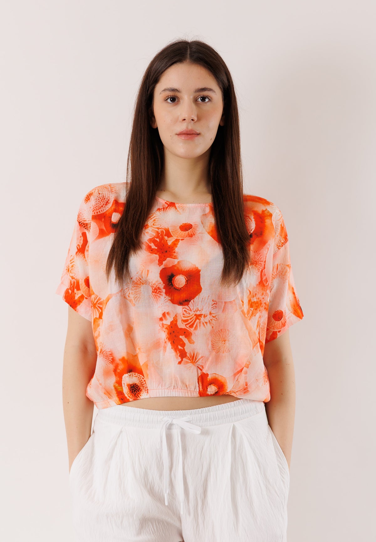 Women's DEHA SUNSET RED Top
