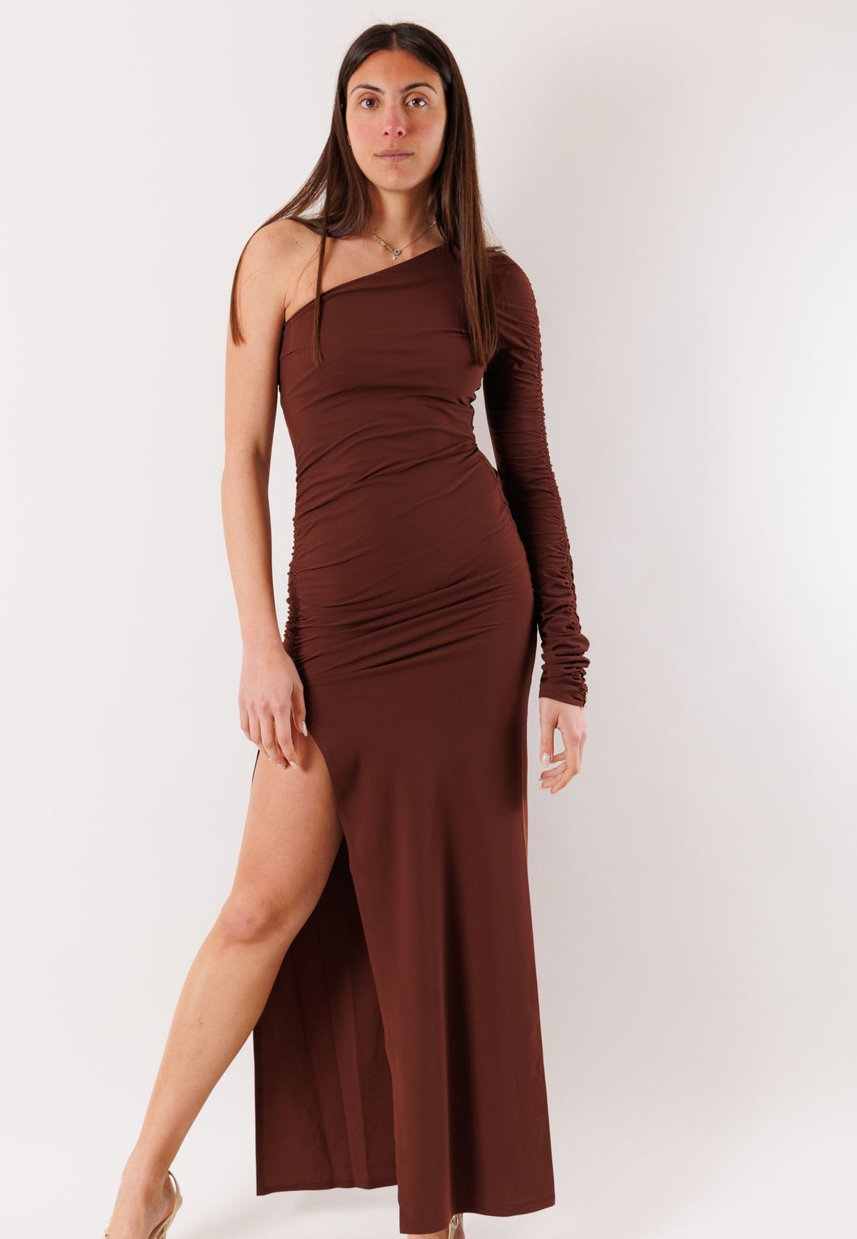 PATRIZIA PEPE Women's Dresses Wood Brown