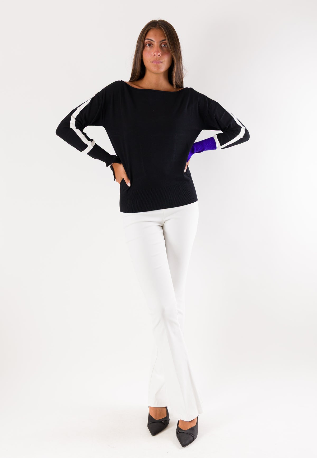 Maglia bicolore Patrizia Pepe 8K0387K7X5