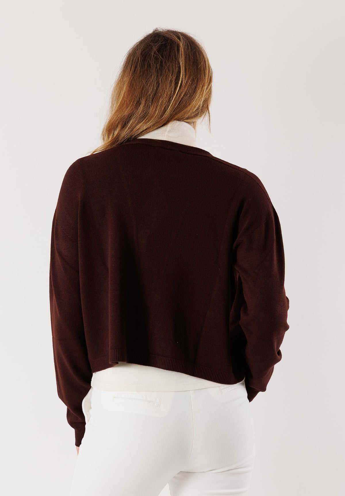 Cardigan KONTATTO Donna MOGANO-BURGUNDI