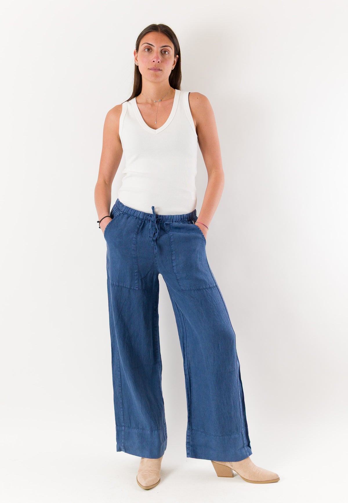 KEELING Women's Trousers INDIGO