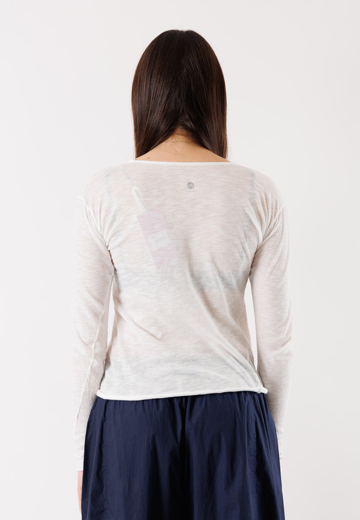 Maglia slim fit in cotone D42670