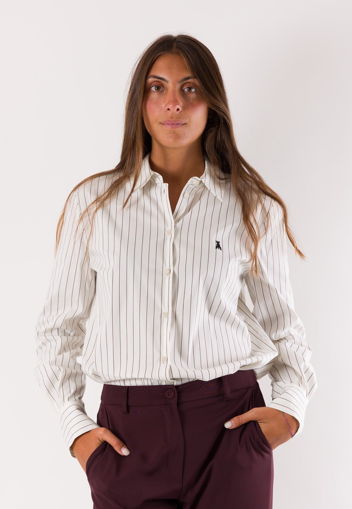 Camicia righe Patrizia Pepe 8C0339C0254