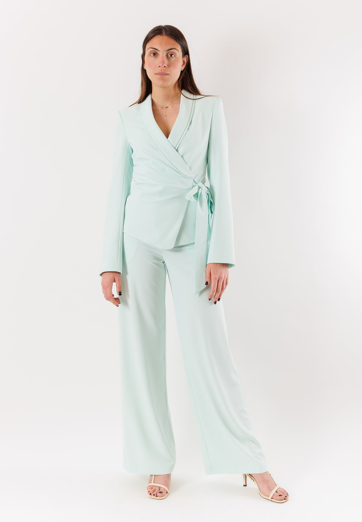 PATRIZIA PEPE Women's Light Aqua Jacket