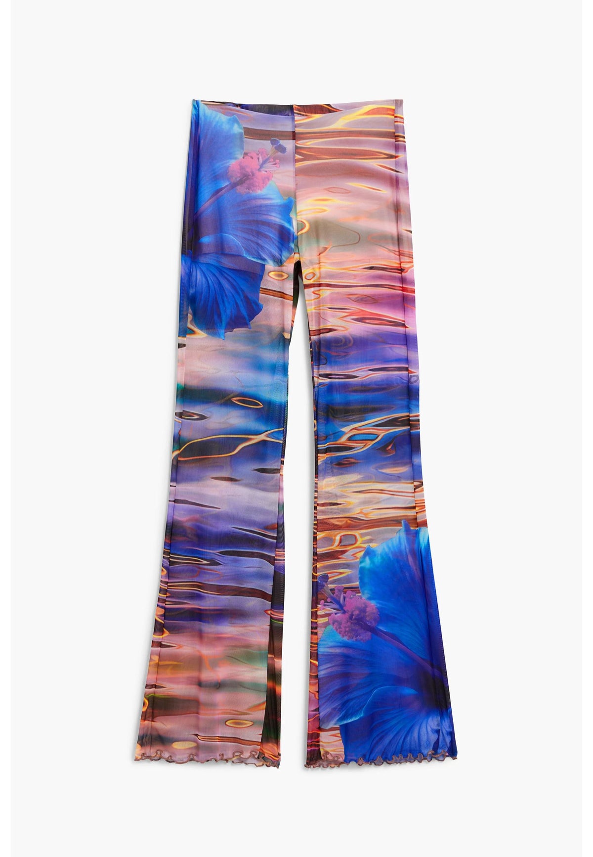 Pantalone fluido acquamarina 26SWPK08