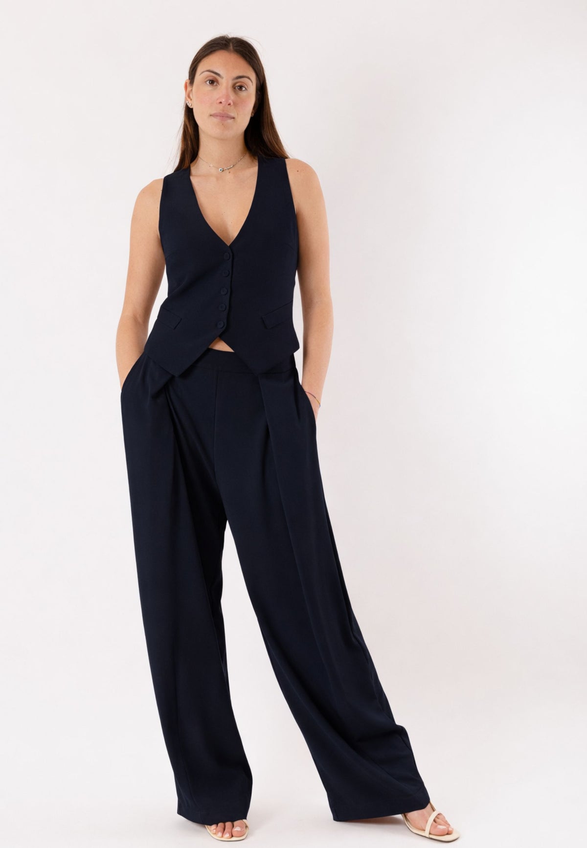 KONTATTO Women's Blue Two-Piece Set