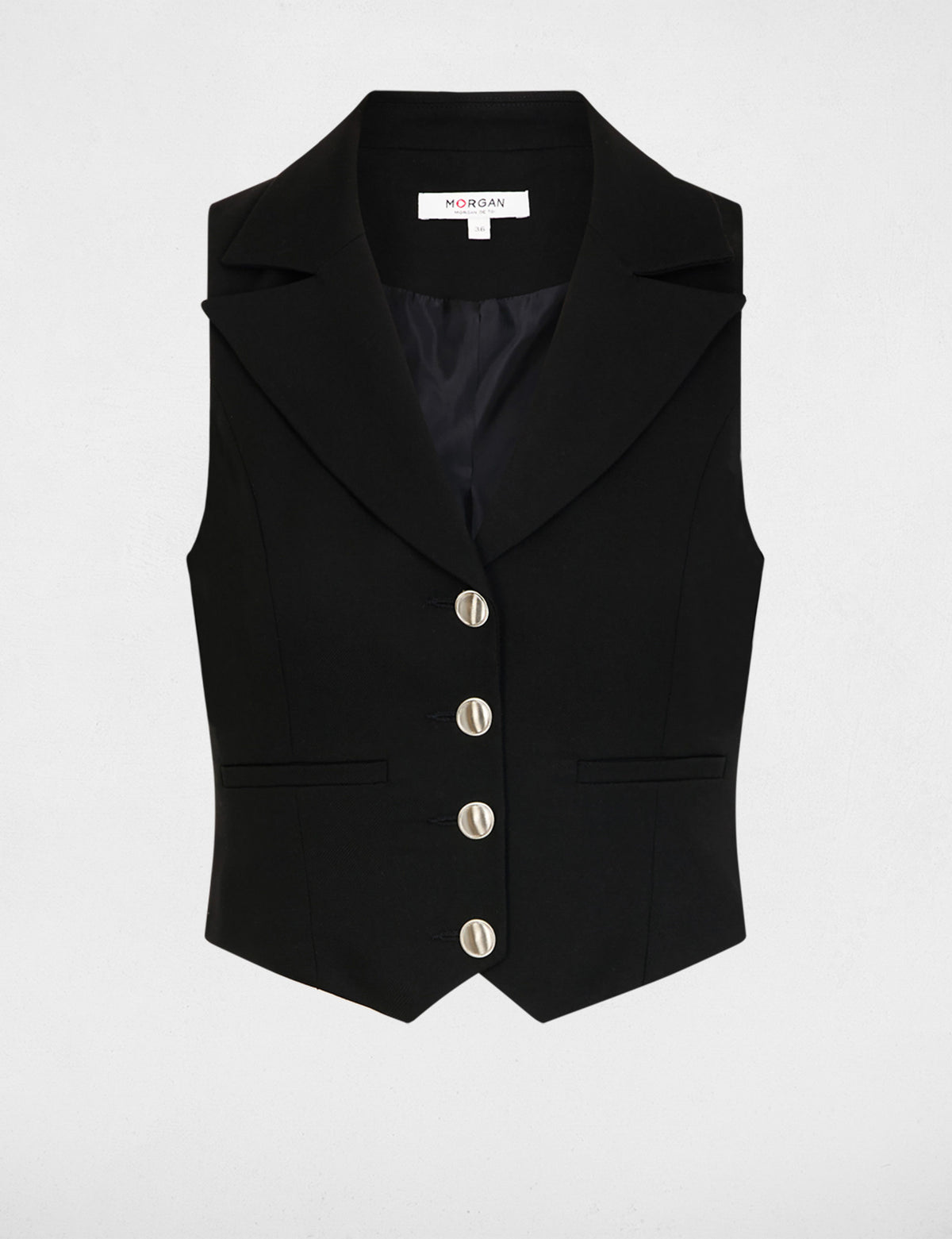 MORGAN DE TOI Women's Vest BLACK