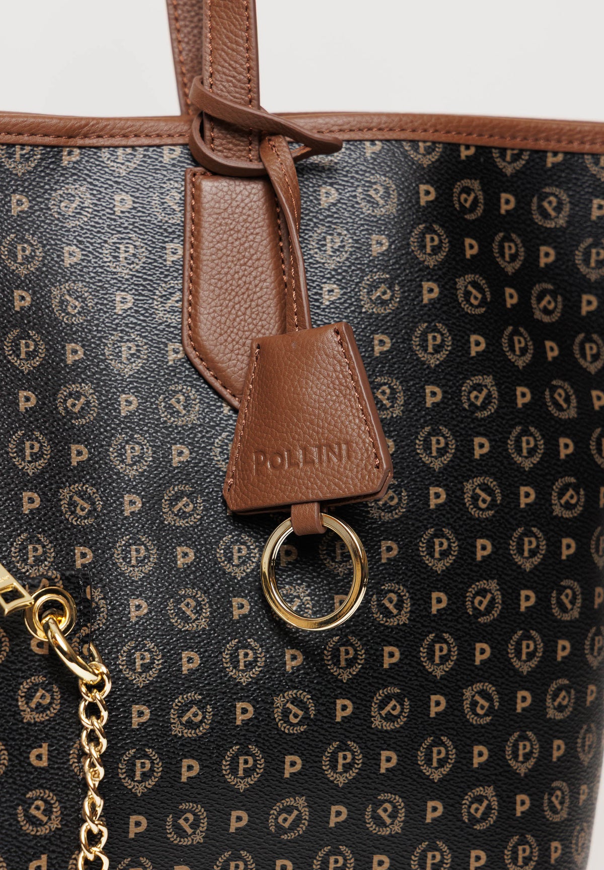 Shopper monogram con pochette TE8427PP06Q1100DPVC NERO