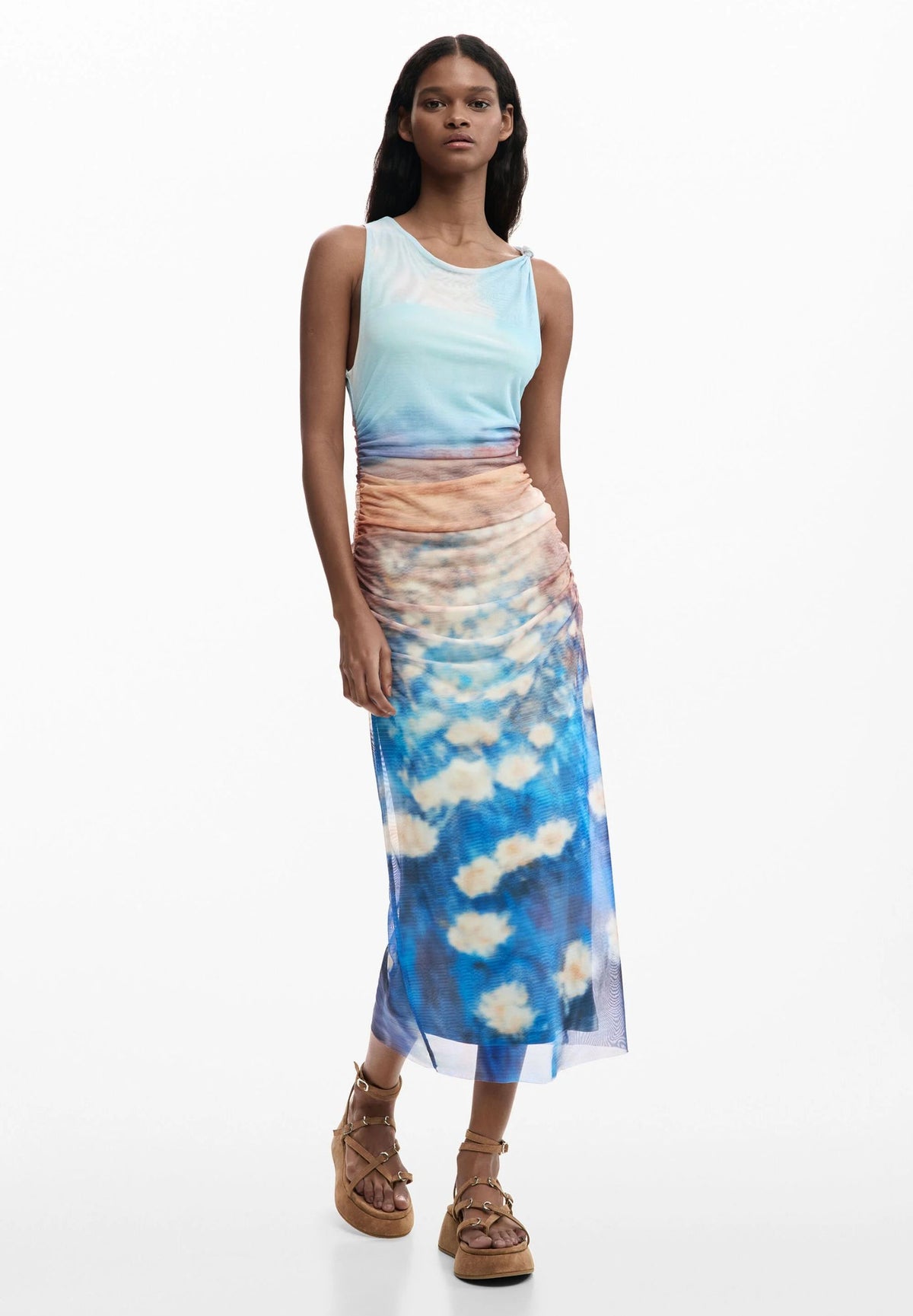 DESIGUAL Women's Blue Dresses