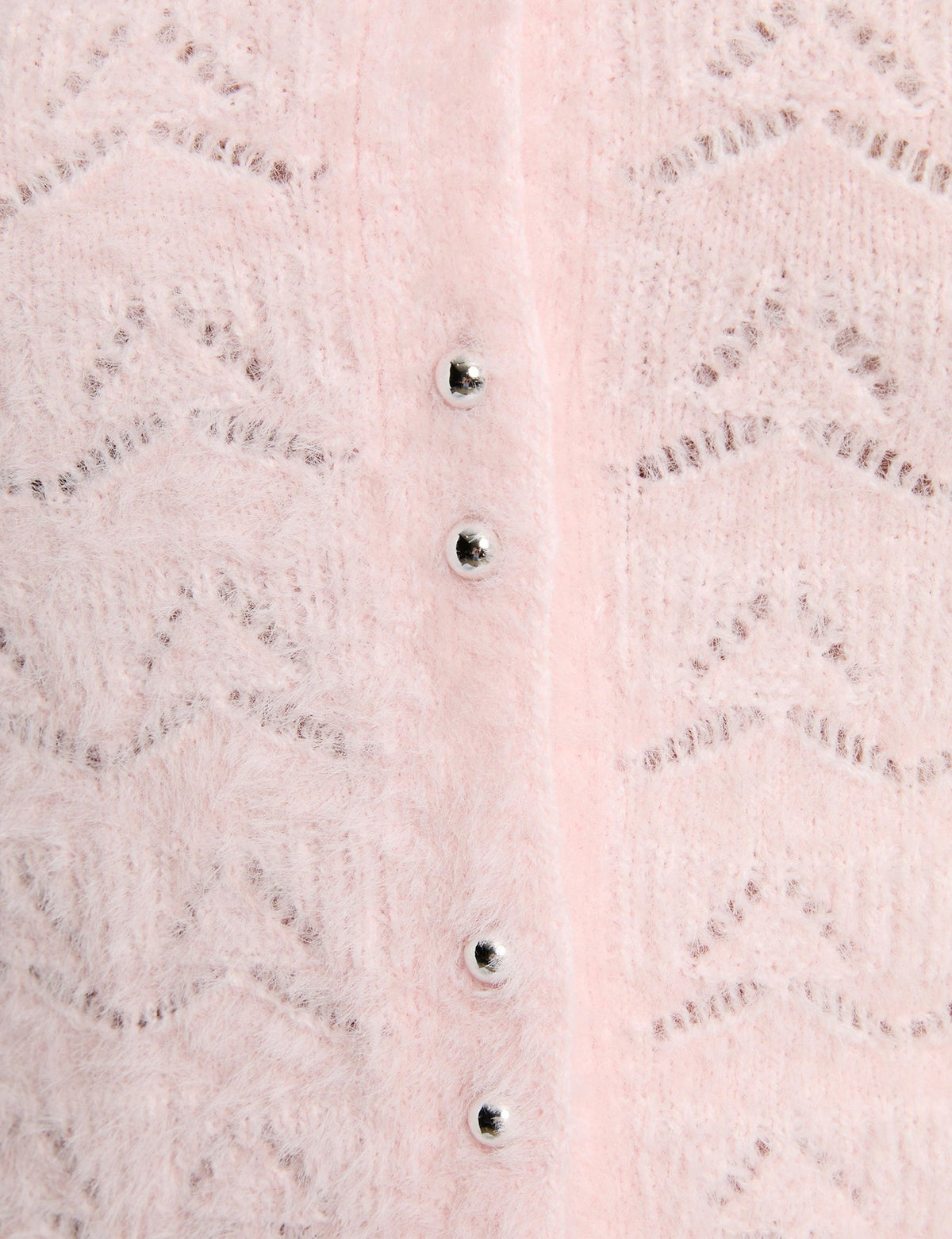 Cardigan con lavorazione traforata MLILY