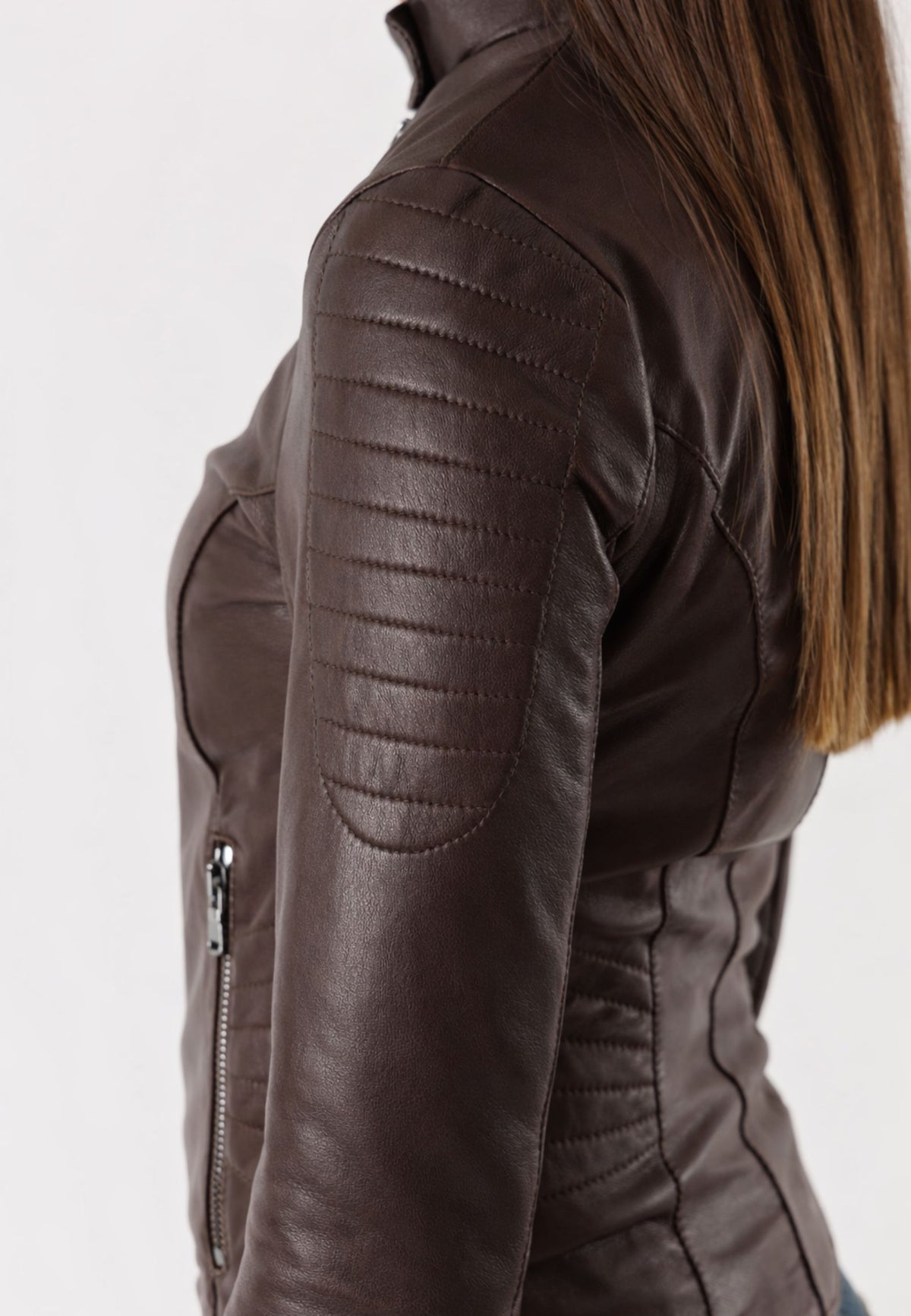 Giacca biker in vera pelle GB1953