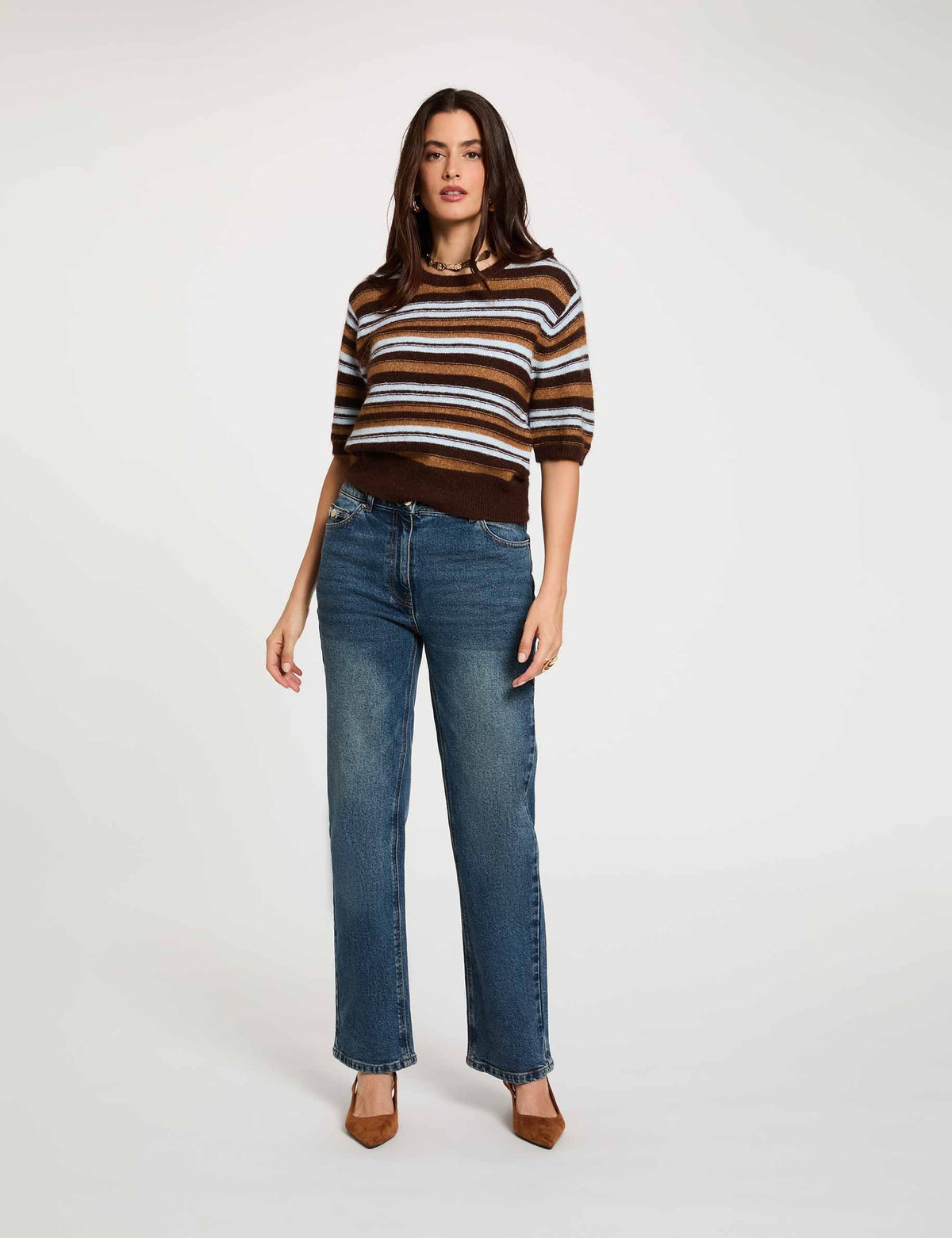 MORGAN DE TOI Women's Sweater BROWN