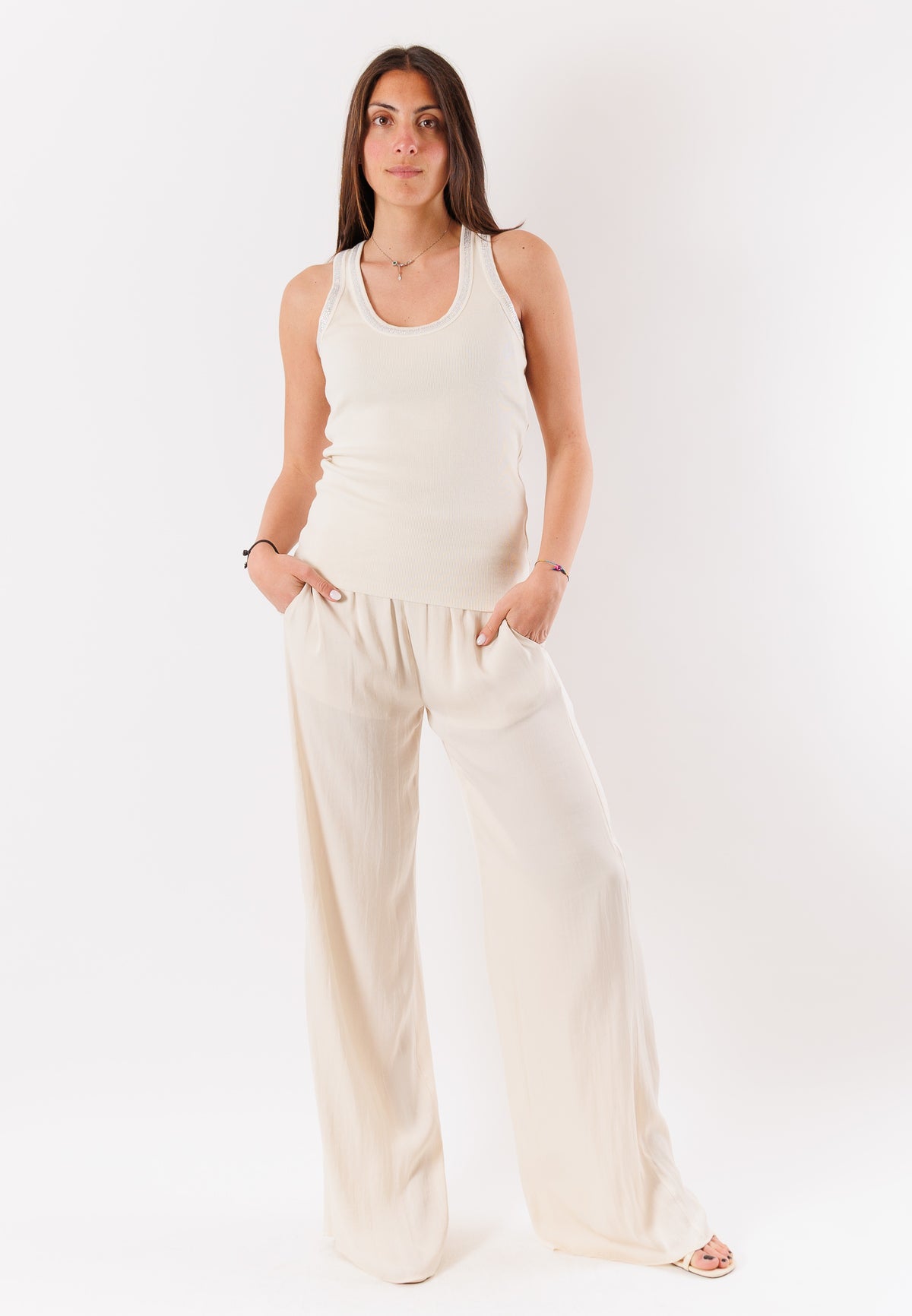 PATRIZIA PEPE Women's Fade Ivory Top