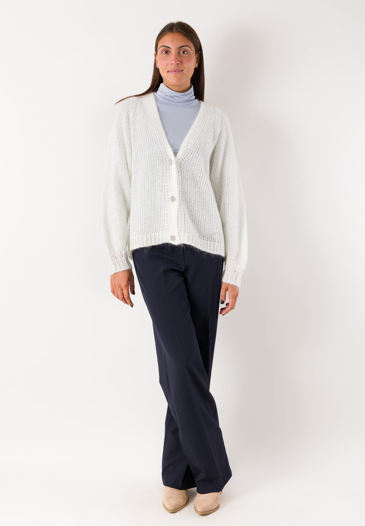 Kontatto 3M1831 cardigan scollo V morbido