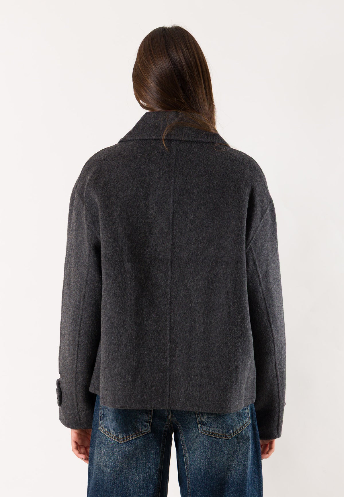 Kontatto SN702 cappotto doppiopetto corto
