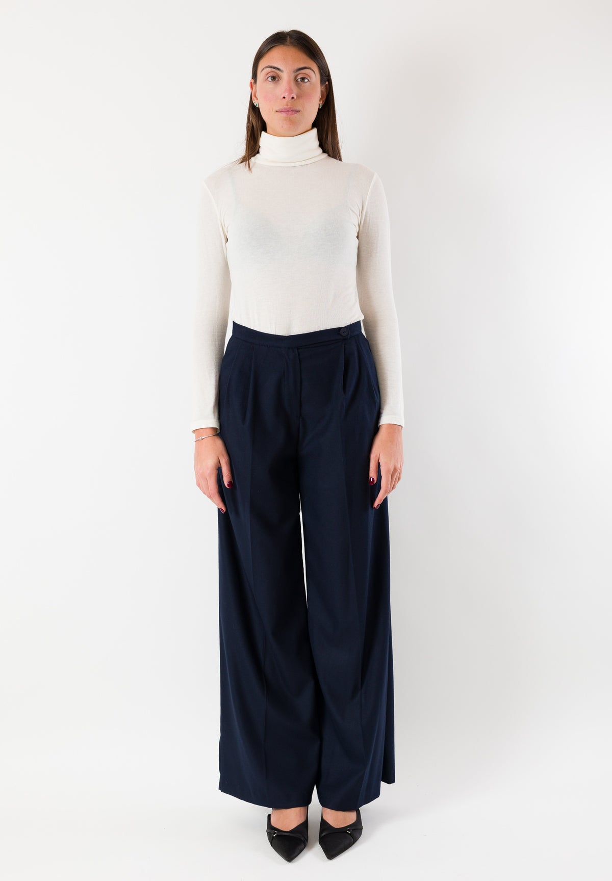 AI25646BLU - Trousers - MESANGE