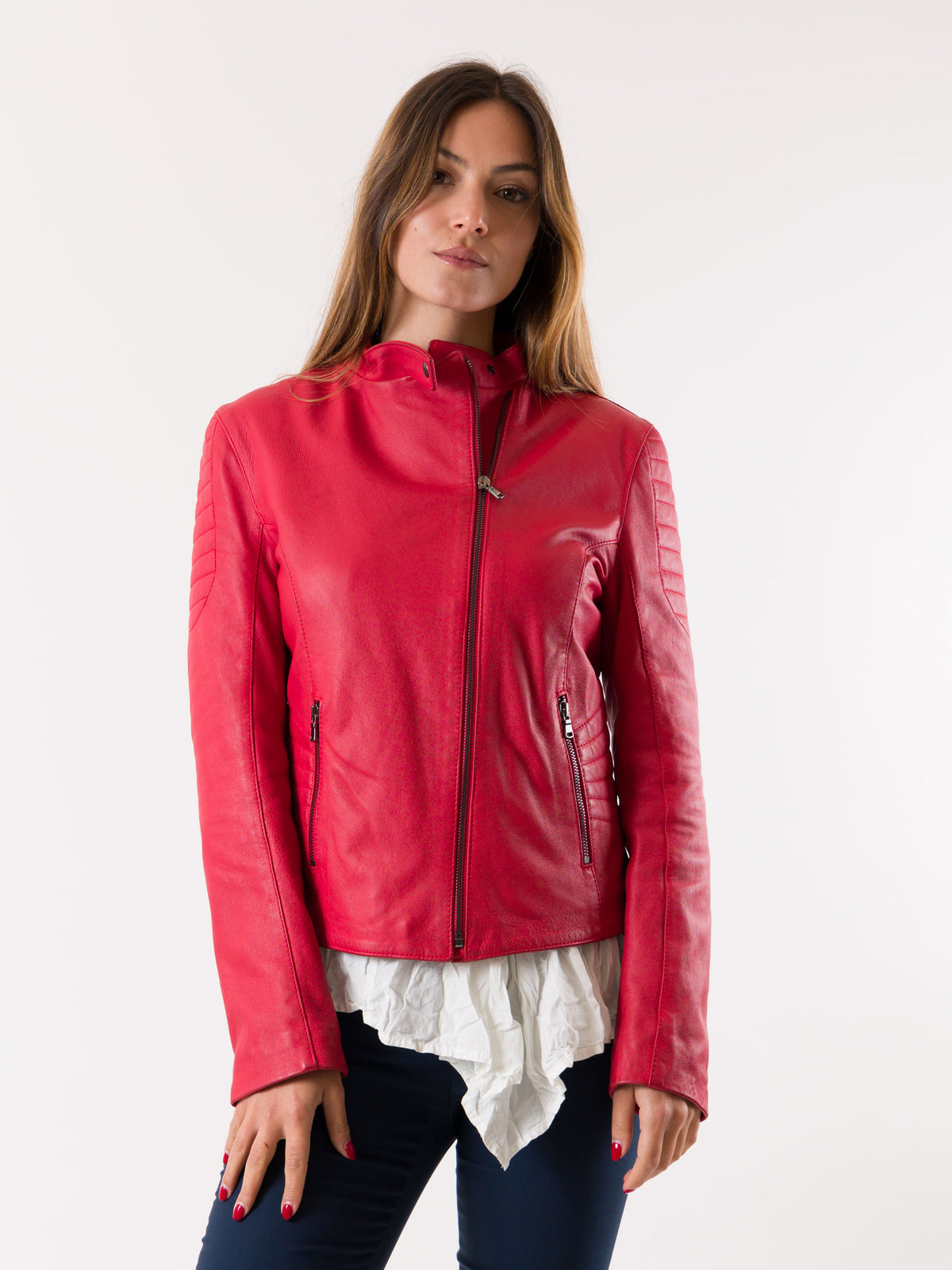 Giacca Biker Vera Pelle GB1953