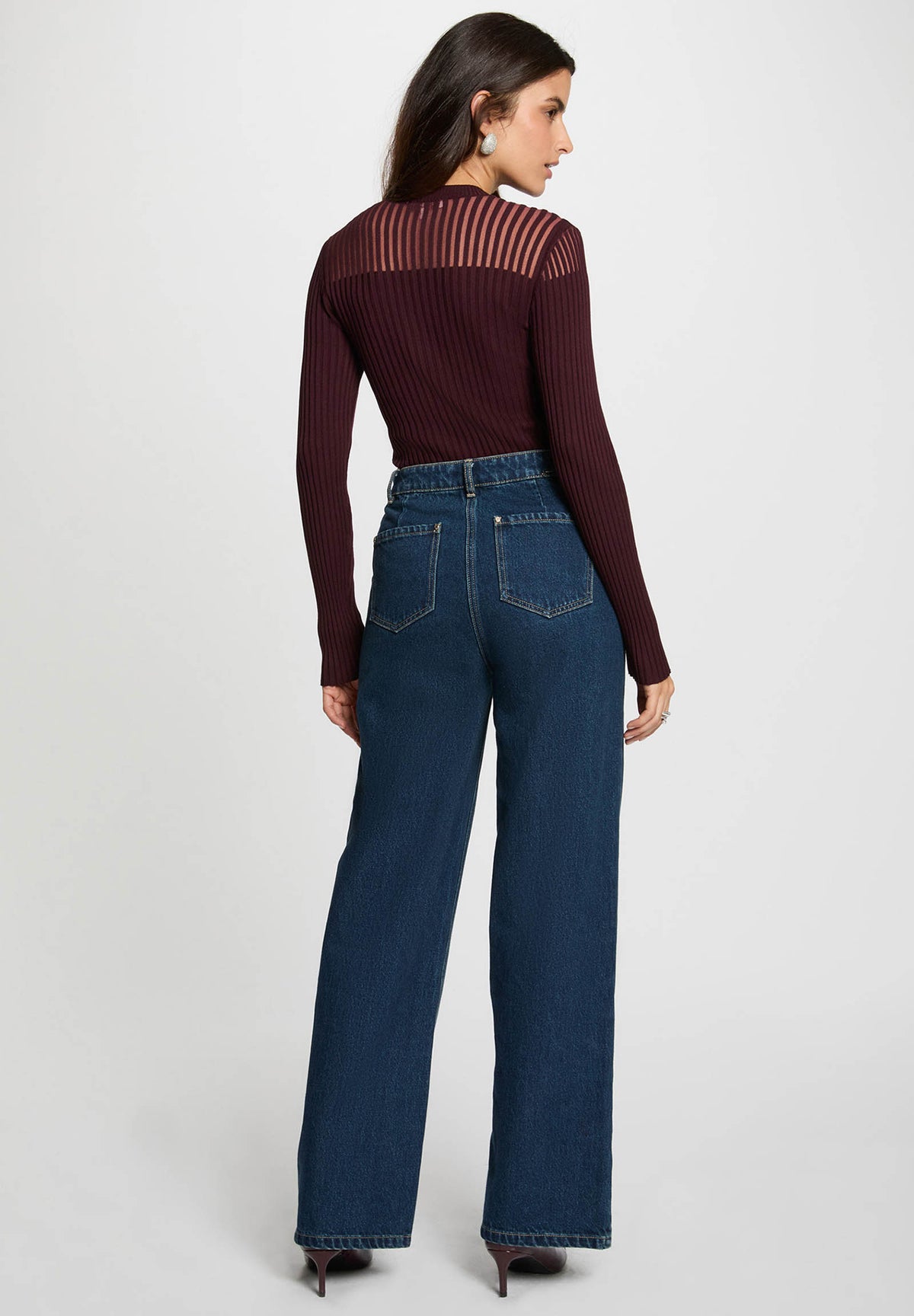 MORGAN DE TOI Women's Sweater PRUNE