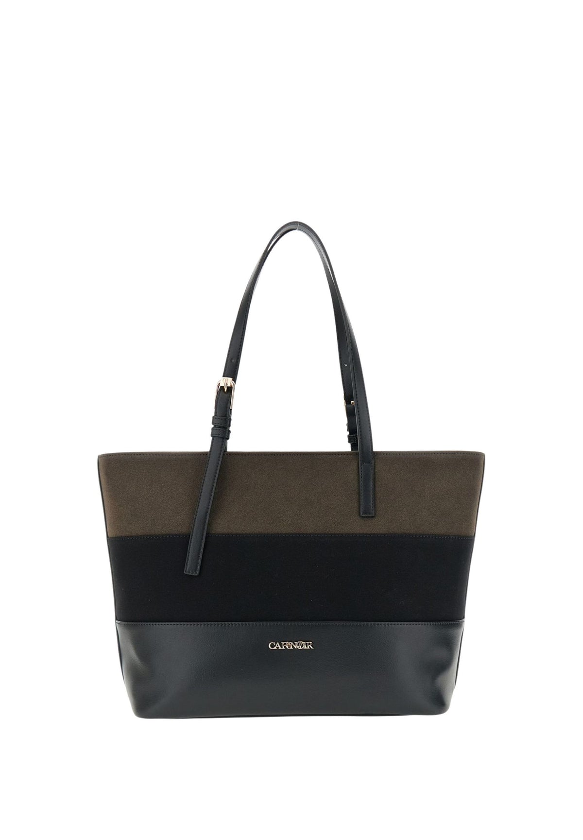 SHOPPING BAG EFFETTO SUEDE LAC3WB1105N Cafè Noir