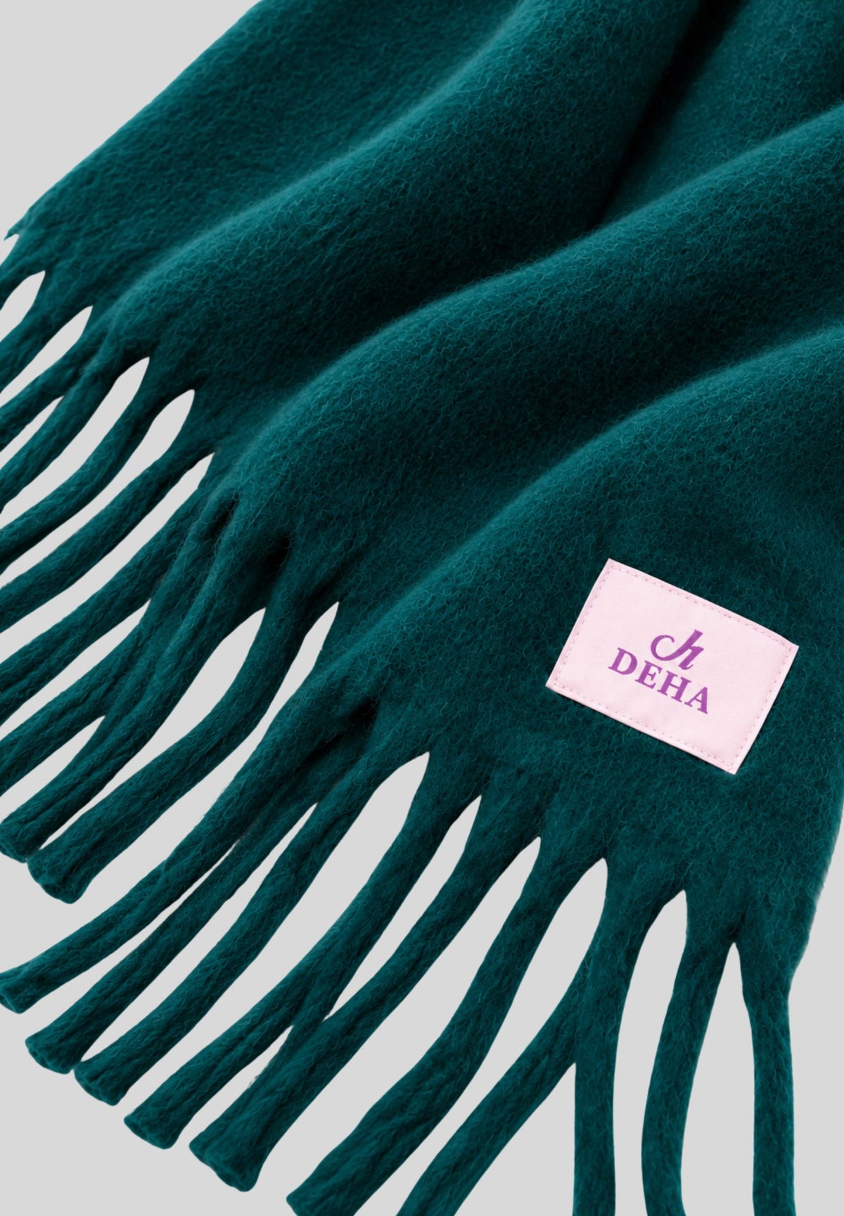 Sciarpa Donna DEHA con Frange – Teal Green D1291066520