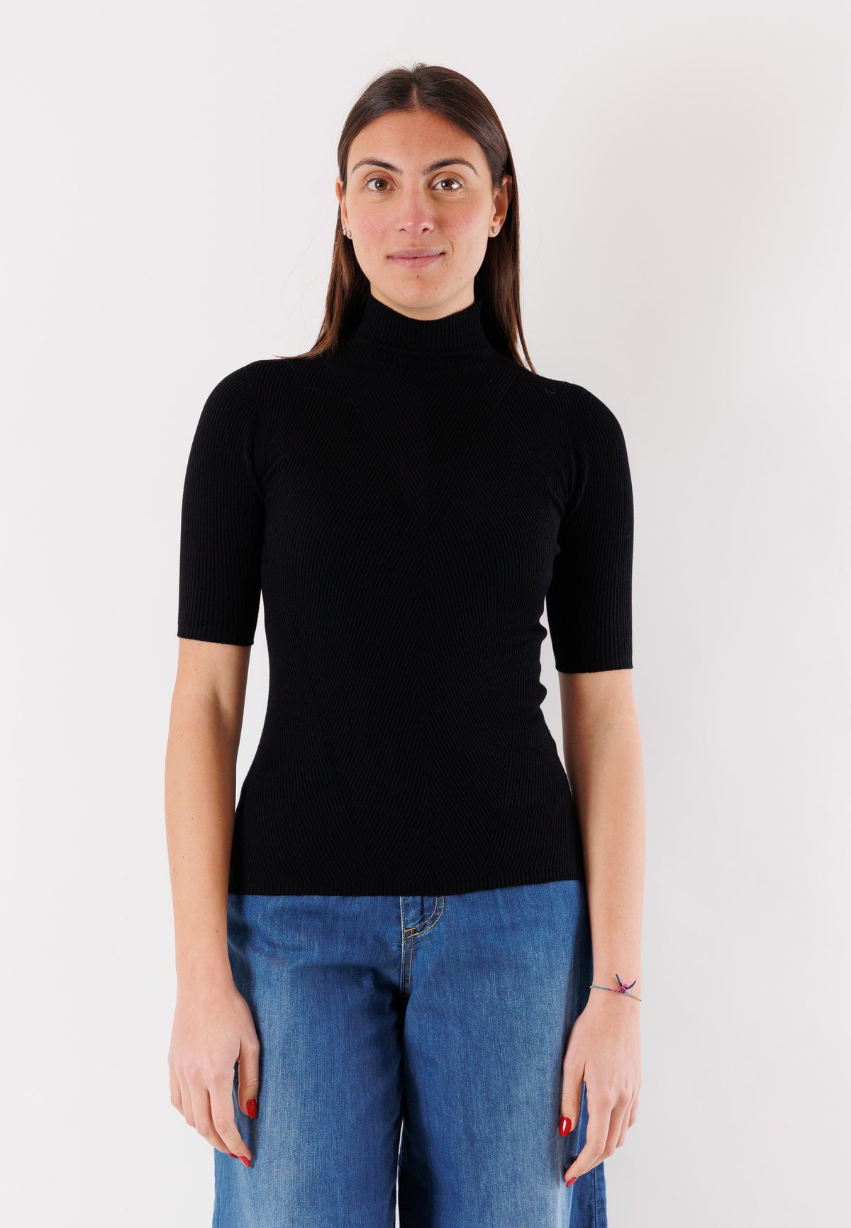 KONTATTO Women's Black Sweater