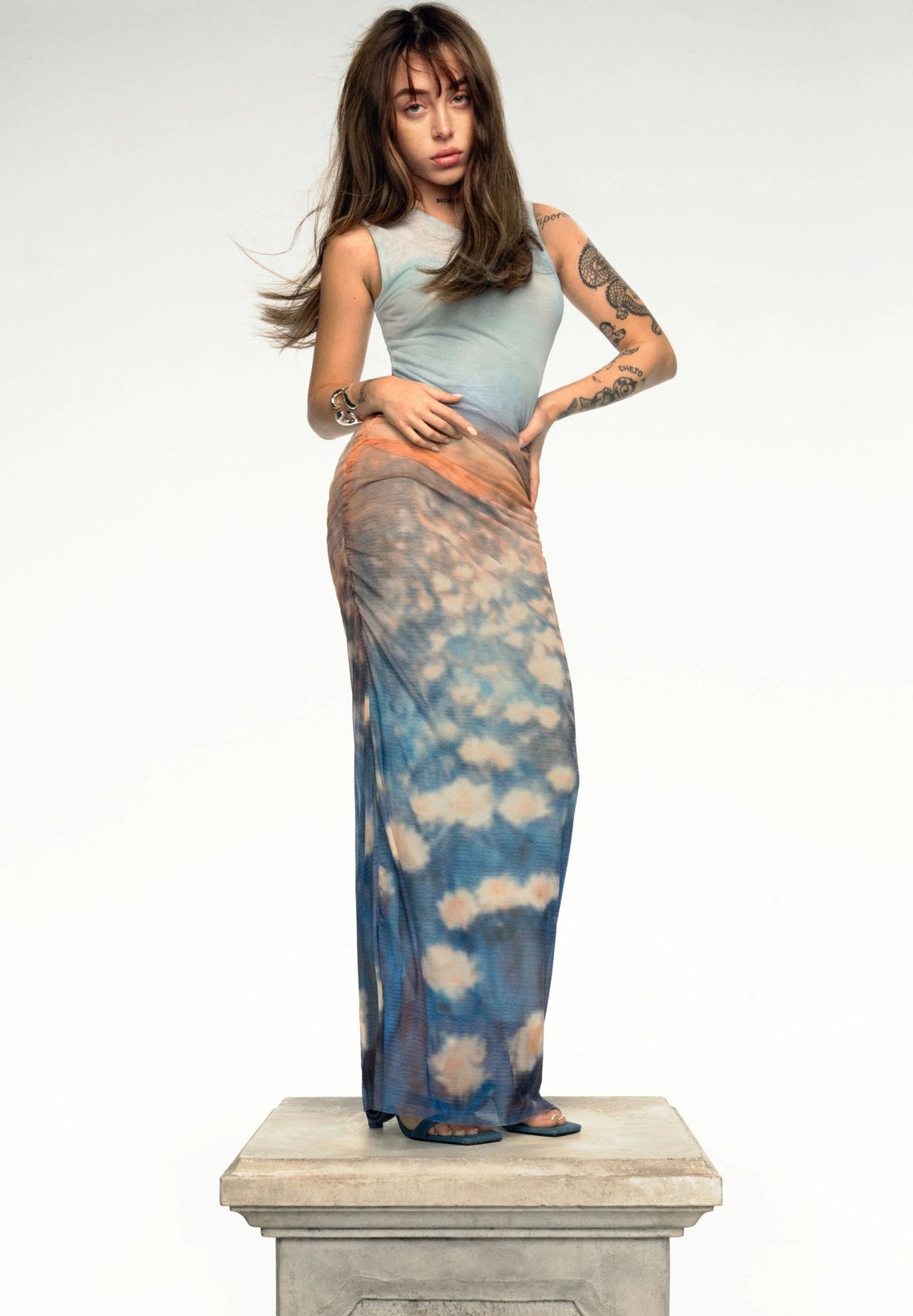 DESIGUAL Women's Blue Dresses