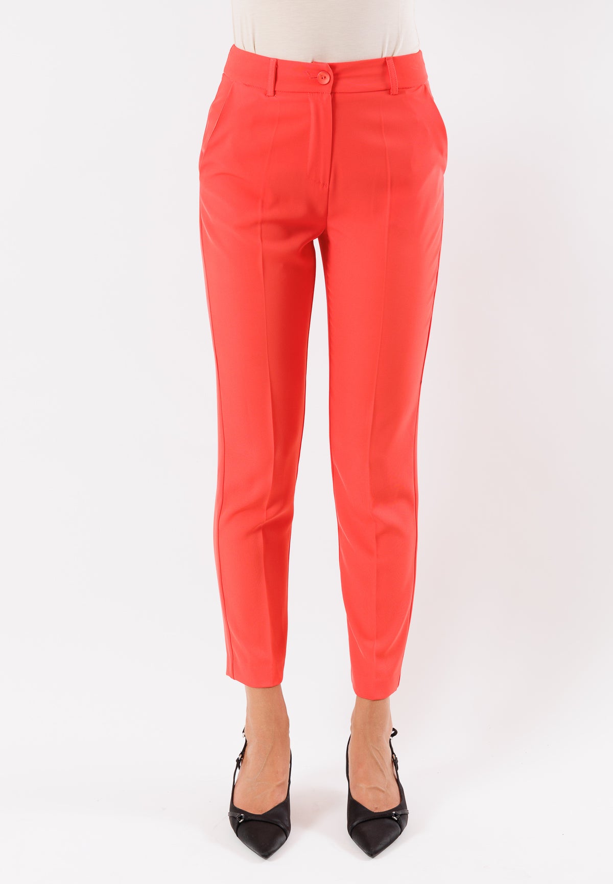 PE25231CACORALLO - Trousers - MESANGE
